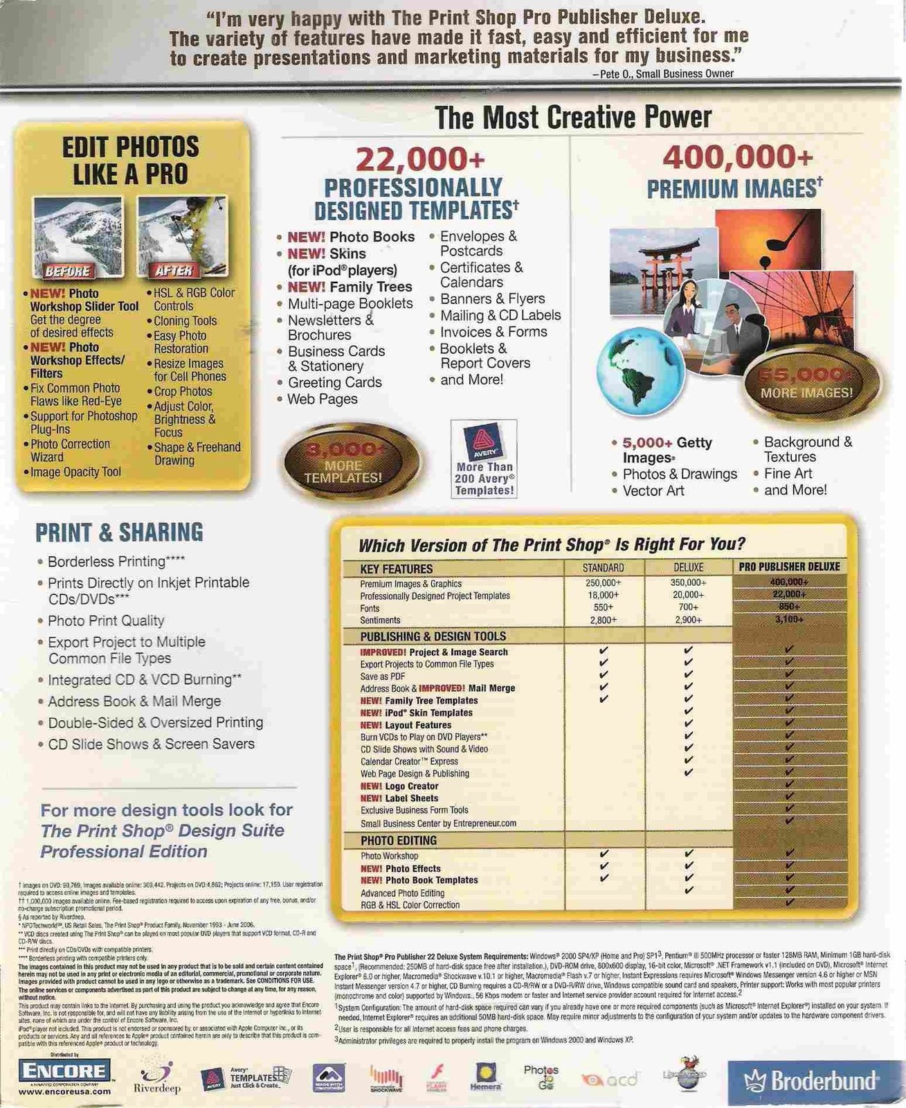The Print Shop Pro Publisher 22 Deluxe [DVD] [OLD VERSION]