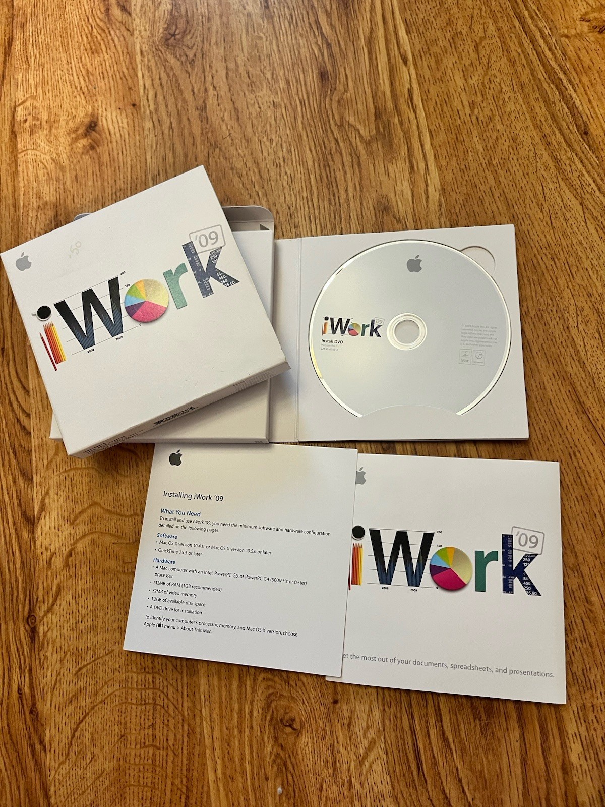 Apple iWork 09 And iPlay 09 Disc