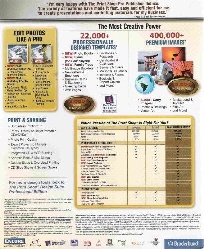 The Print Shop Pro Publisher 22 Deluxe [DVD] [OLD VERSION]