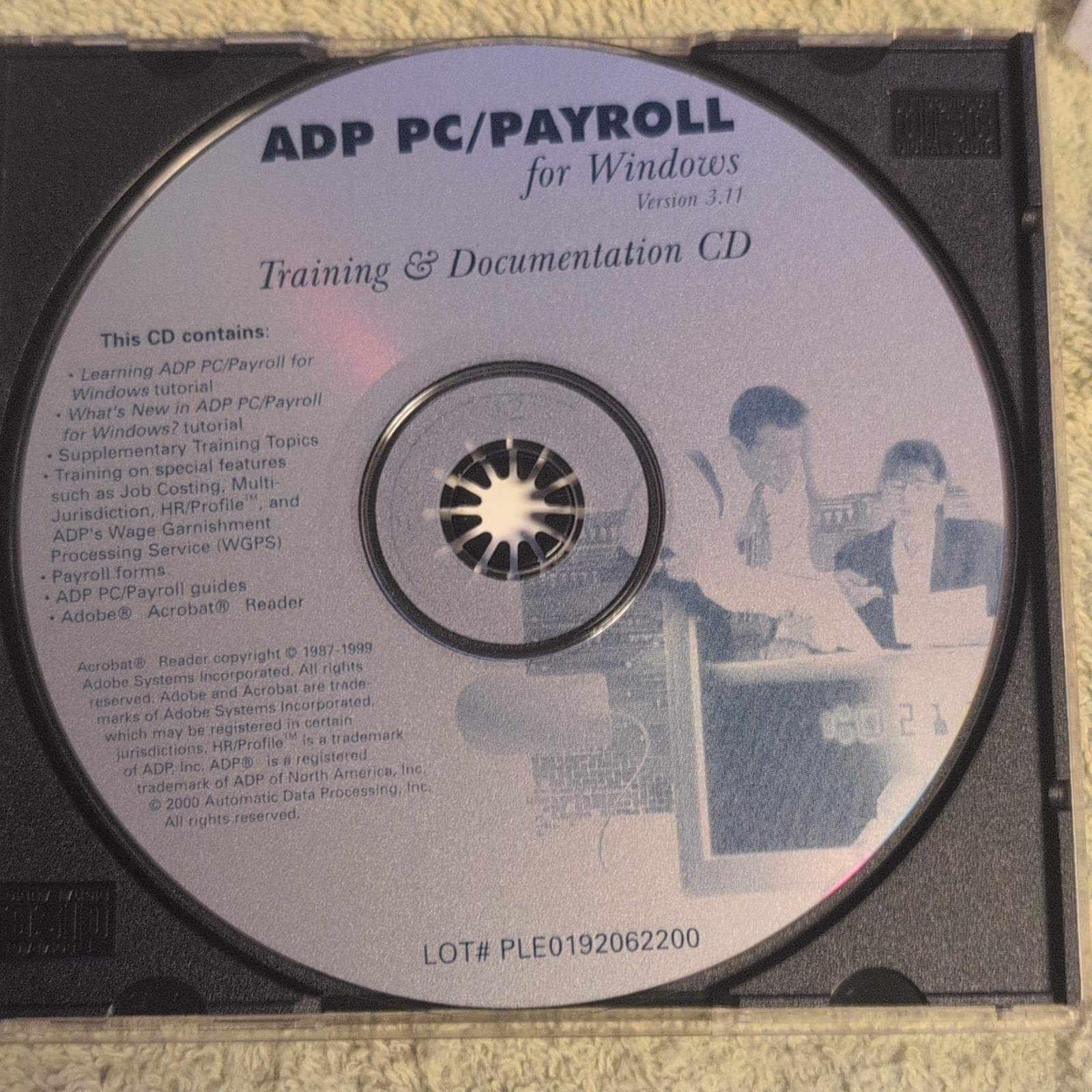 ADP PC/Payroll for Windows 3.11 CD, Payroll, Win95/98/NT, English