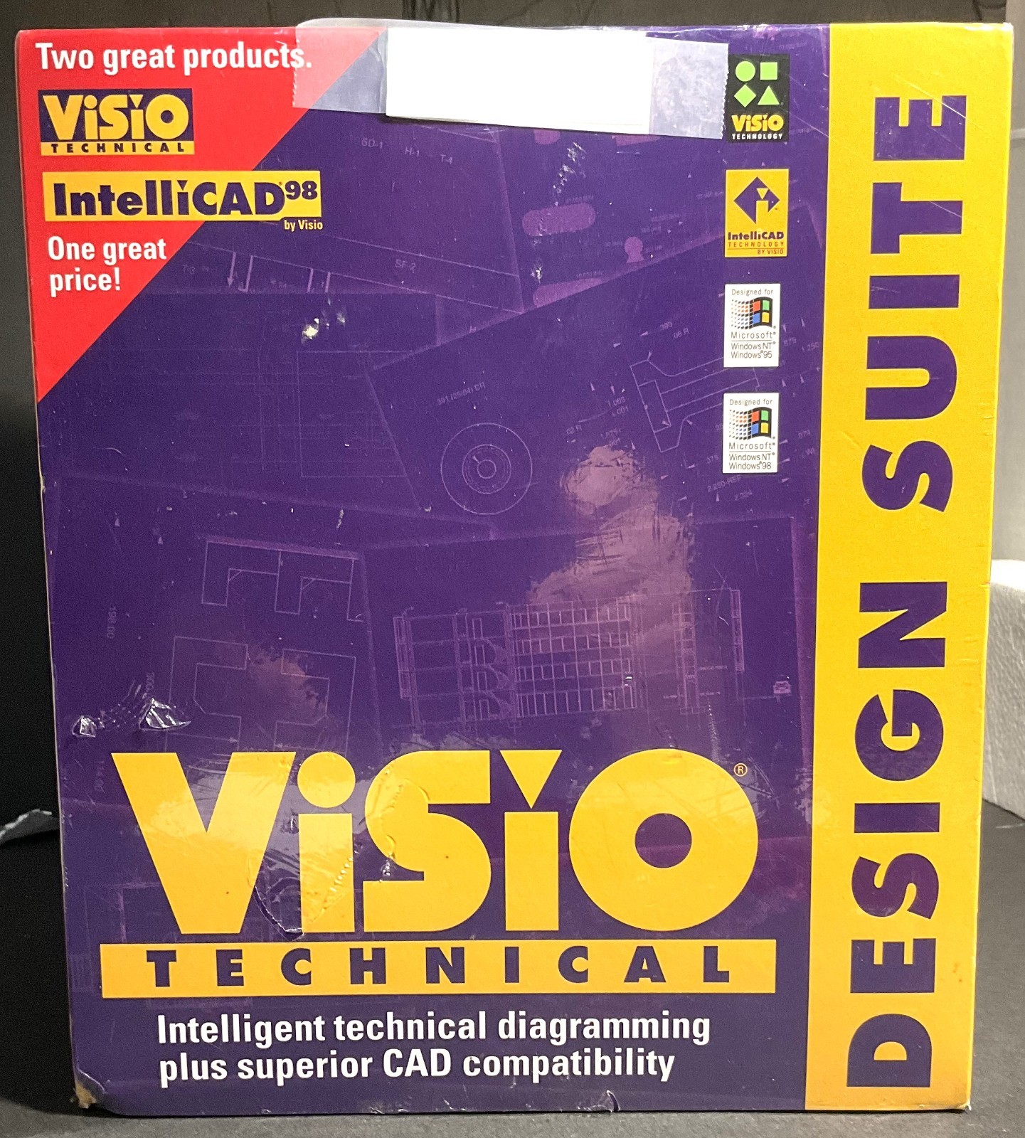 Visio Technical and Intellicad98 Design suite – Brand New – Sealed – see specs