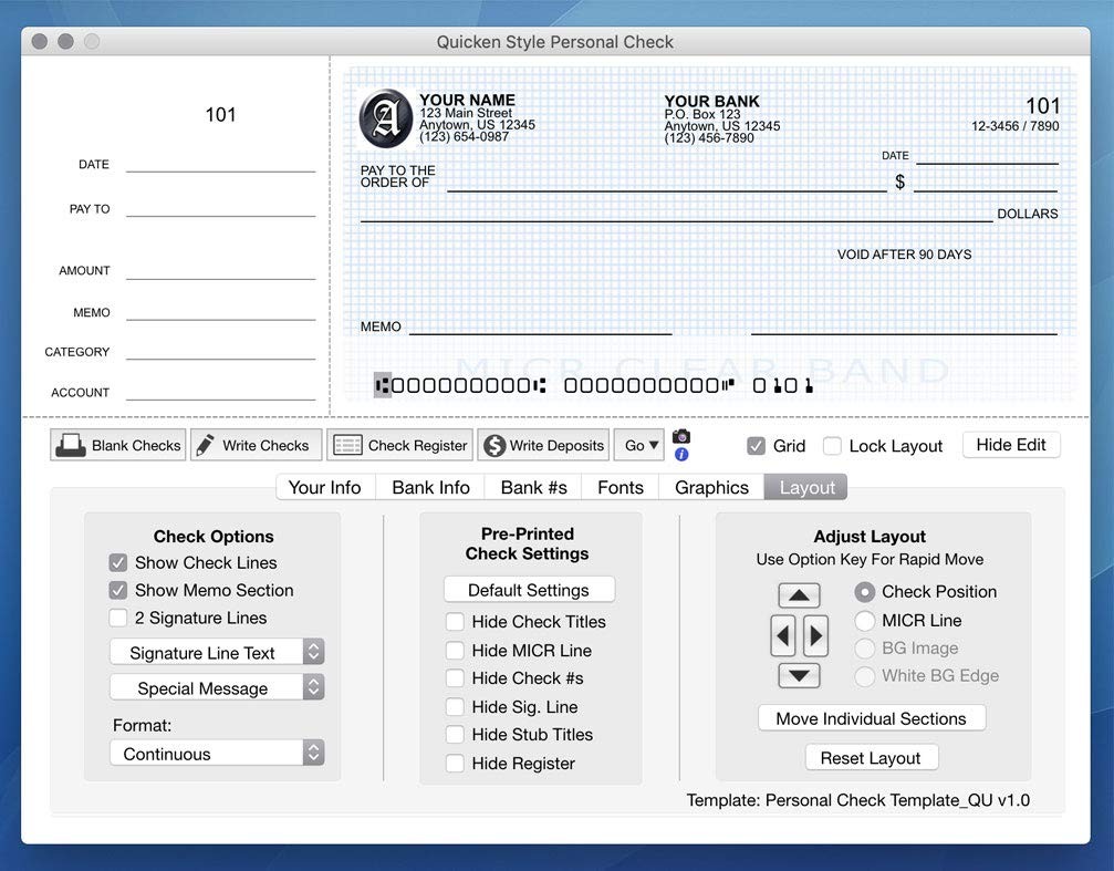 – Windows & Mac Check Printing Software