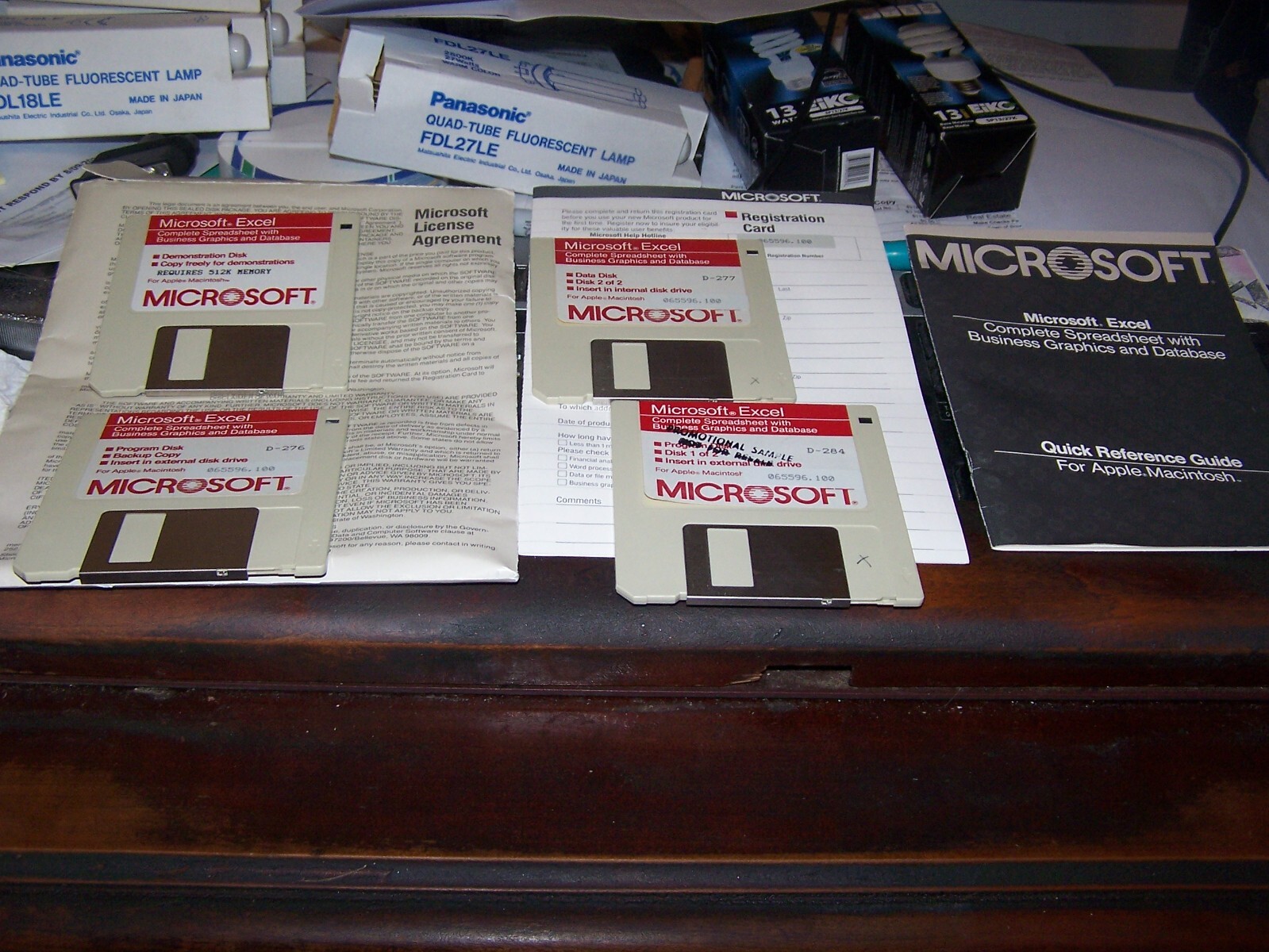 Microsoft Excel Dealer Copy for Macintosh 512K or later