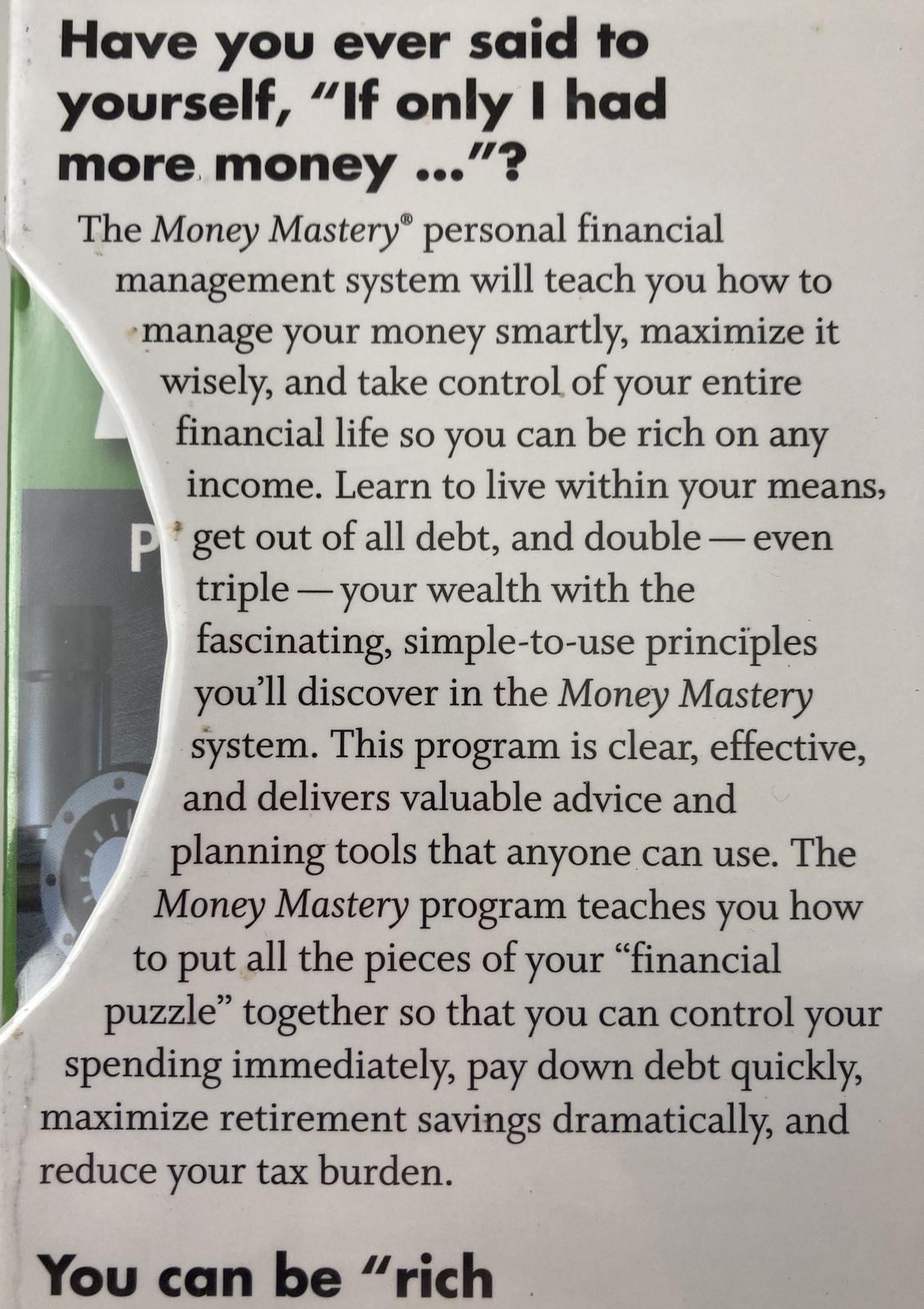 Money Mastery (2010) Get Out of Debt Forever:Jeppson & Williams 2 Audio CD Set