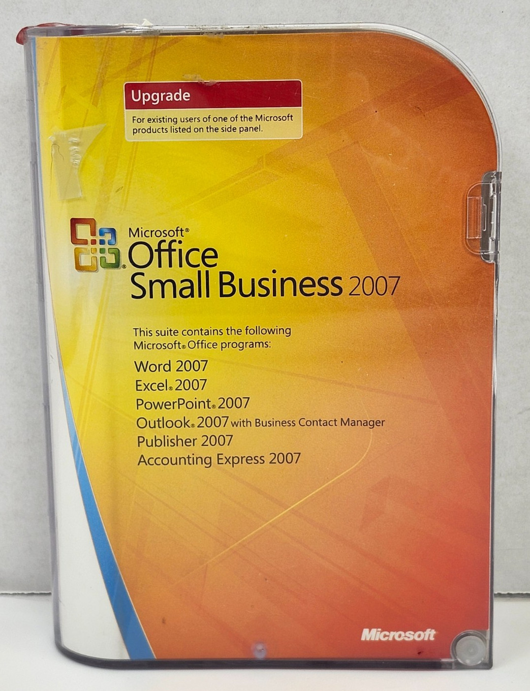 Microsoft Office Small Business 2007 Upgrade Software Excel Word PowerPoint