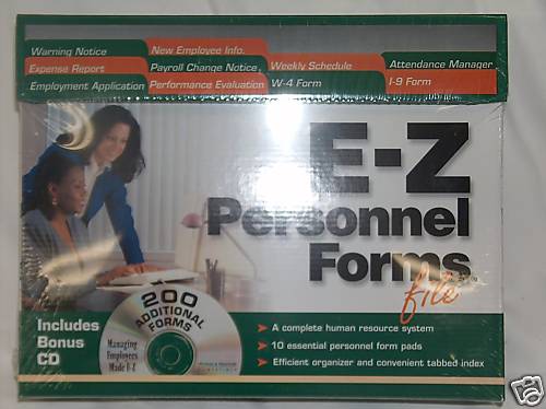 Made EZ Personnel Forms File Free Shipping