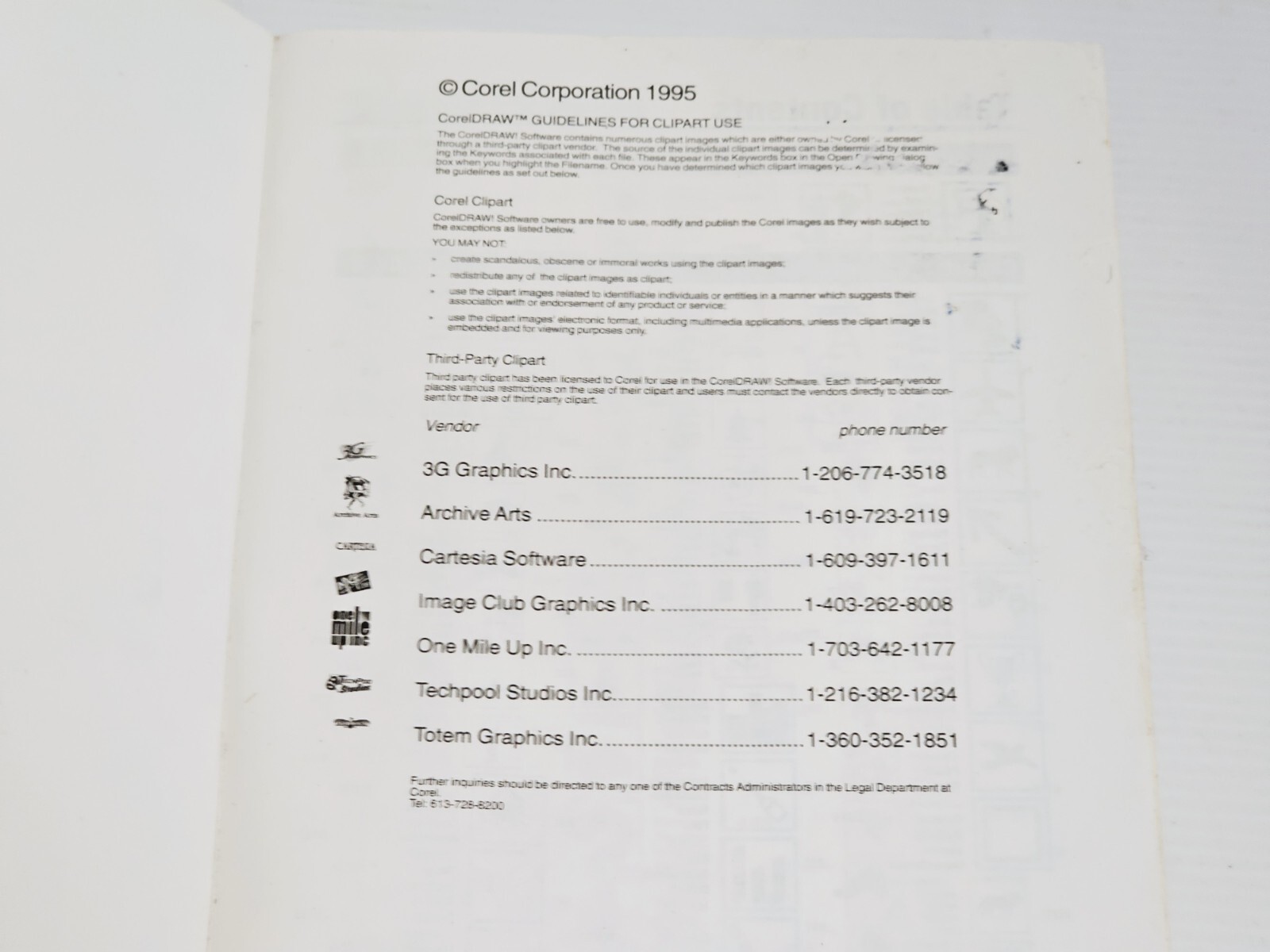 Corel Draw Suite 6 Macintosh Mac Vintage Rare 1996 BOOK ONLY