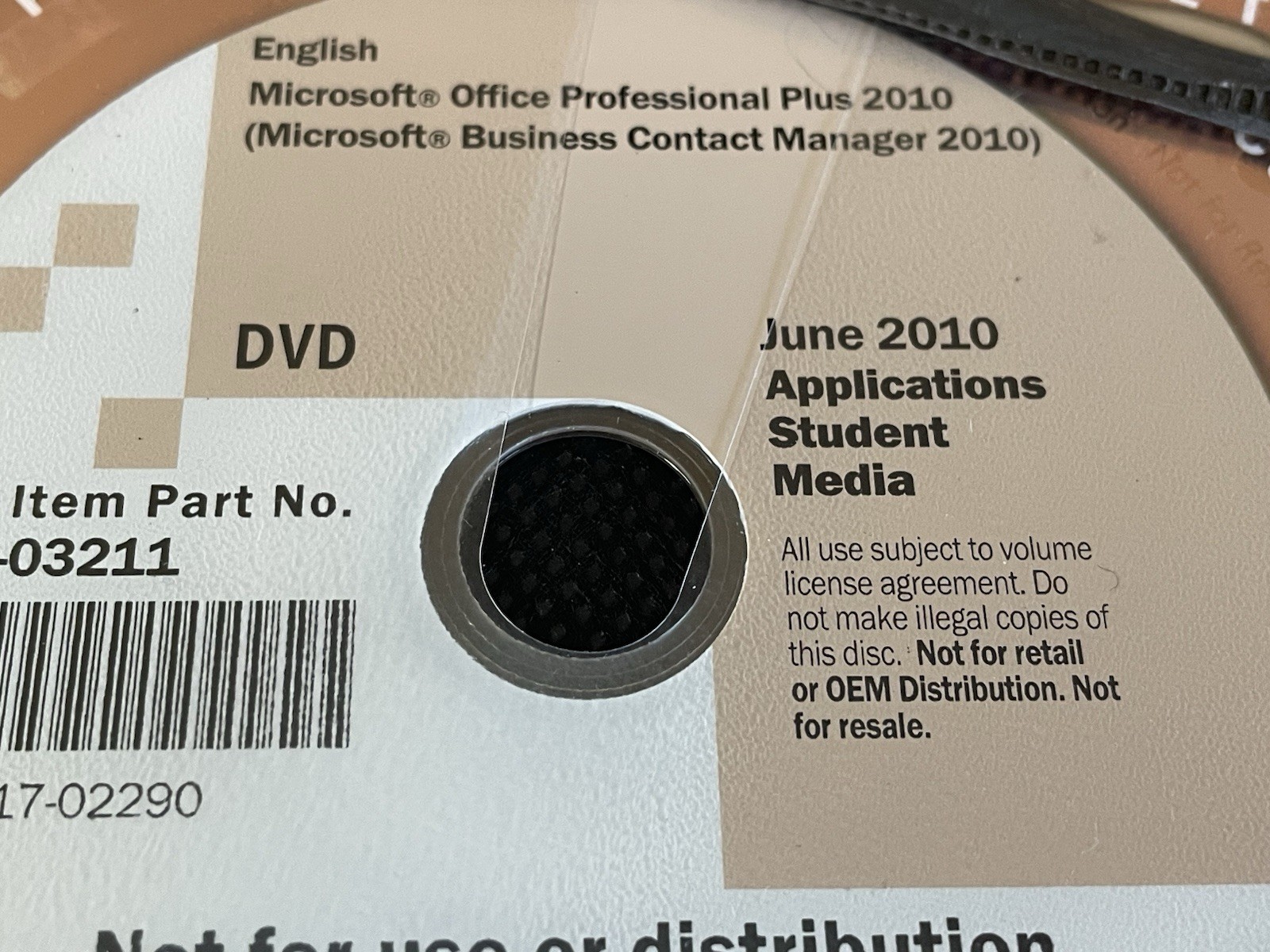 Microsoft Office Professional Plus 2010 Software Suite Students & Faculty