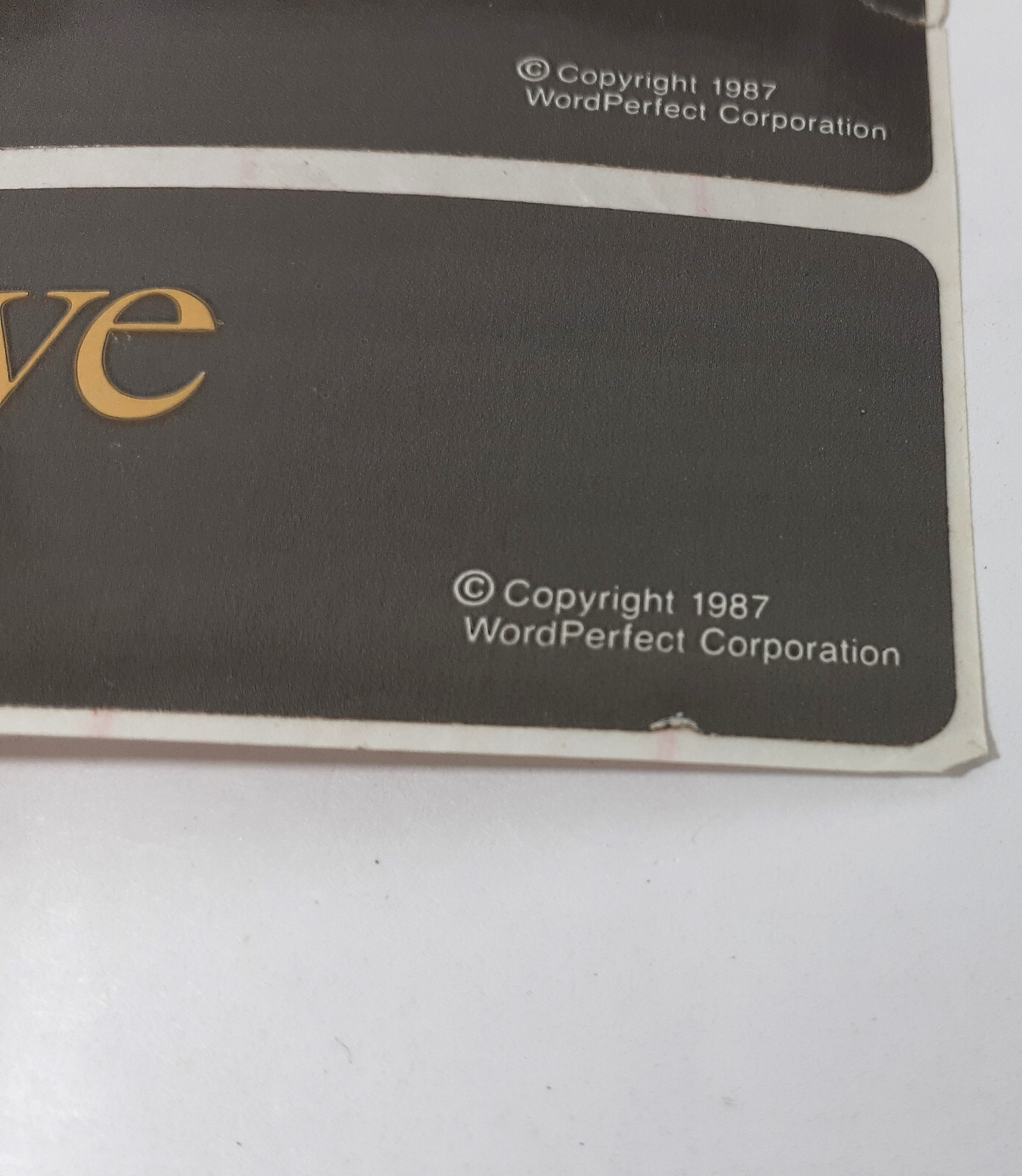 1987 WordPerfect Executive Manuals 3.5″ Floppy Disks w Labels Original Vintage