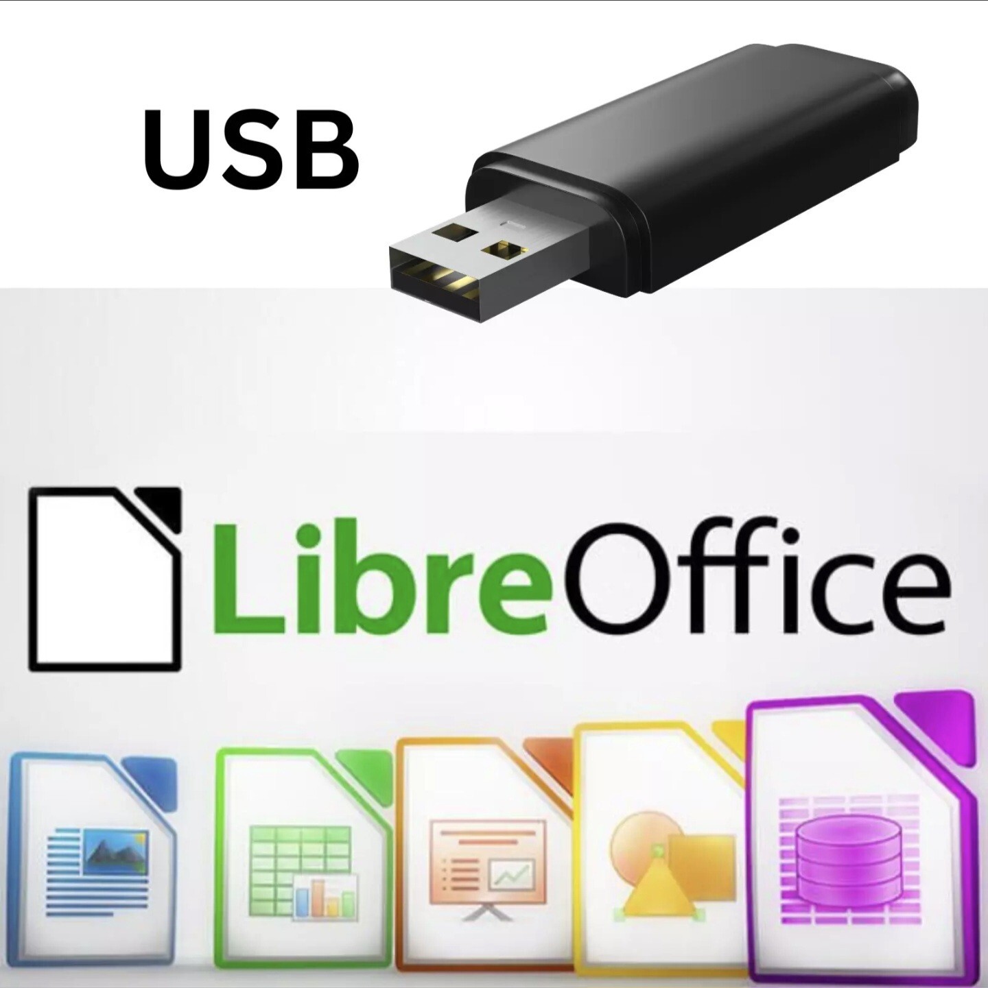 LibreOffice Professional Edition Powered Word Processing Office USB