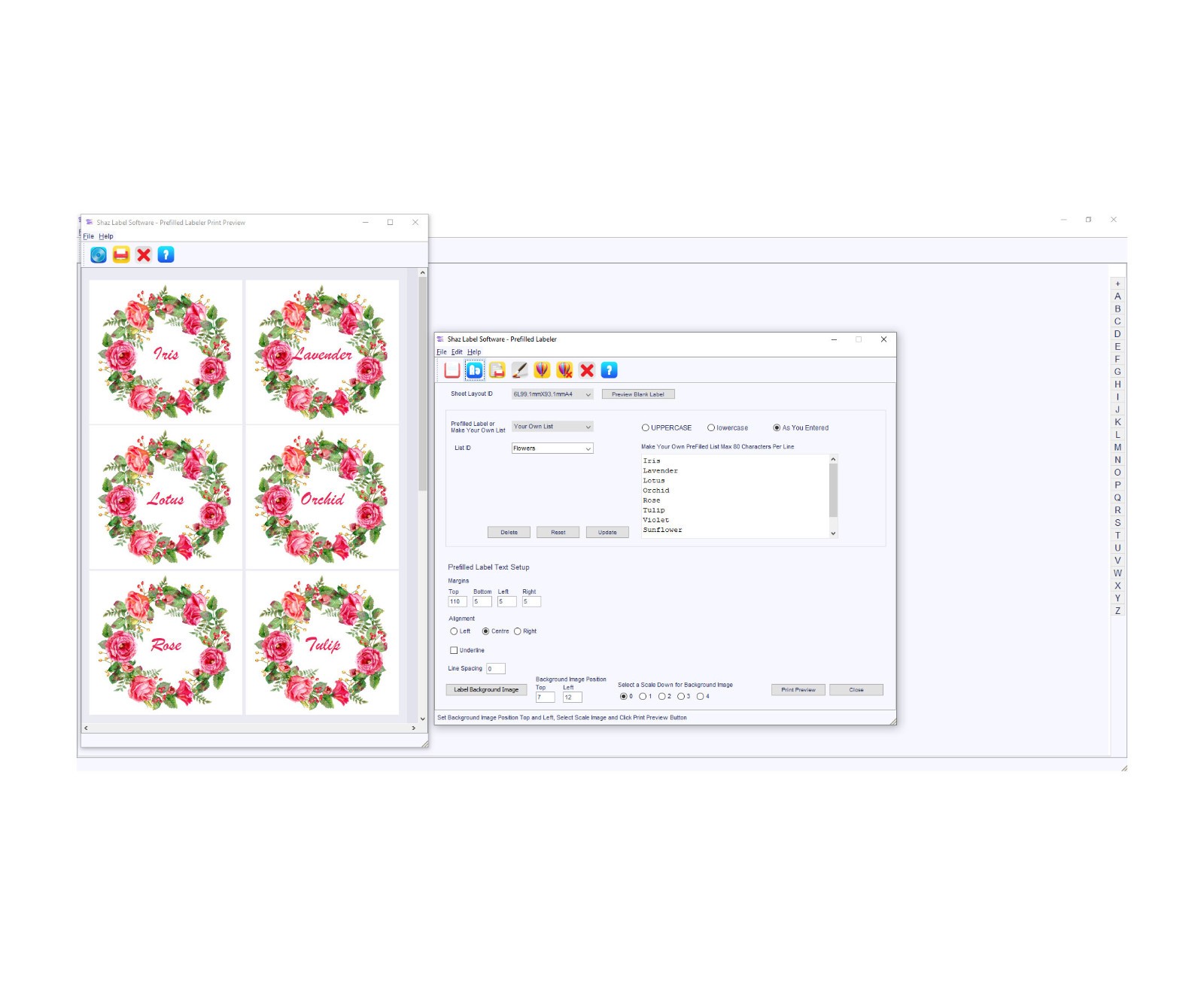 Label Maker Shaz Label Software Printer Shipping Address Design App ON SOFT05