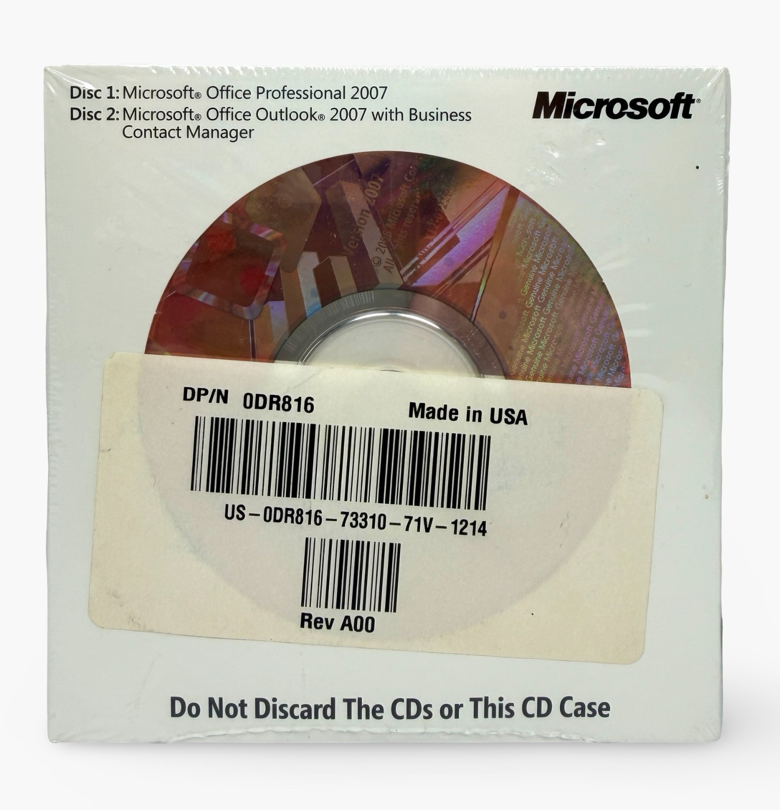 Microsoft Office 2007 Professional Dell OEM BRAND NEW/SEALED w/ Product Key