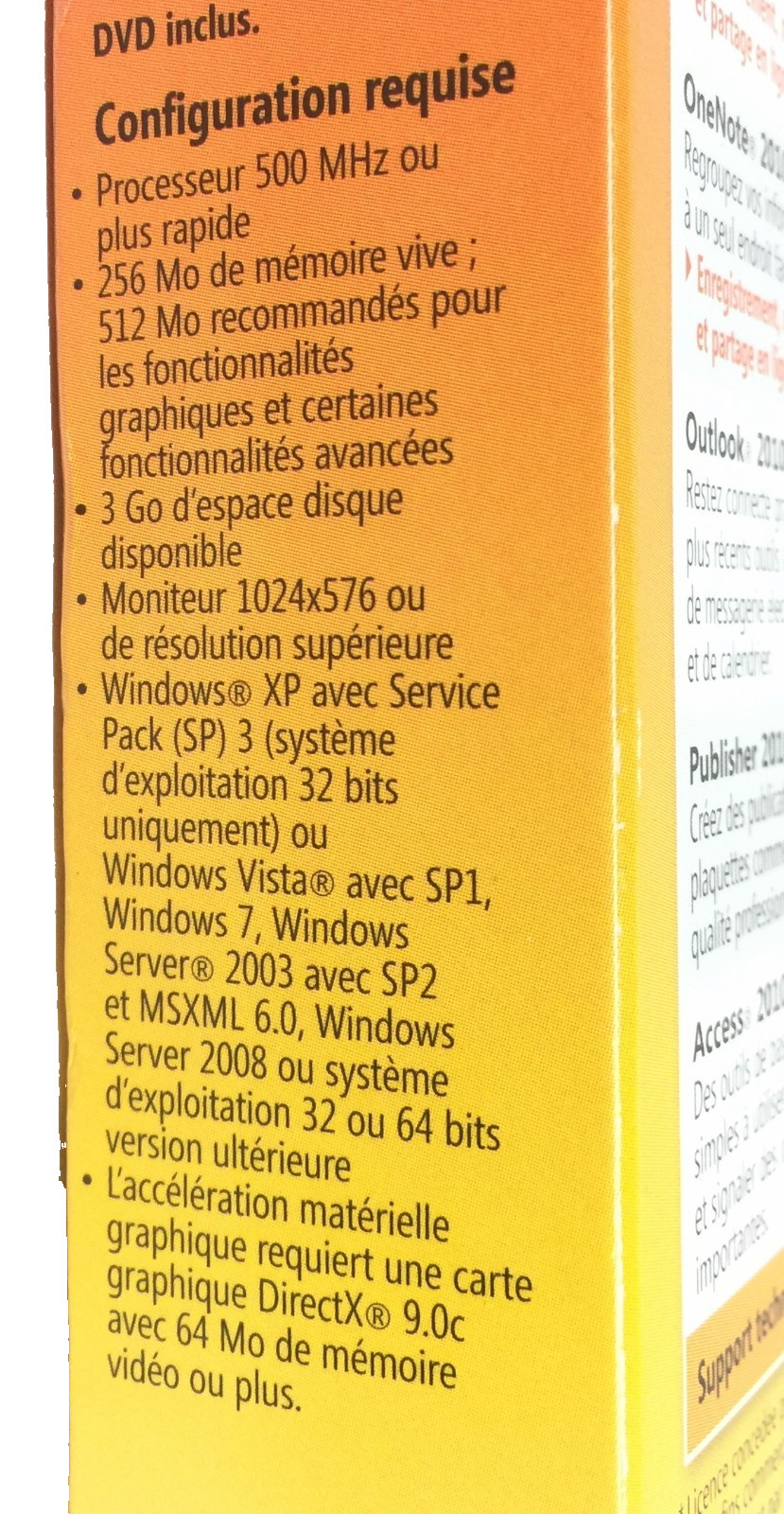 Microsoft Office Famille et Etudiant 2010 – French PC Software w/ Product Key