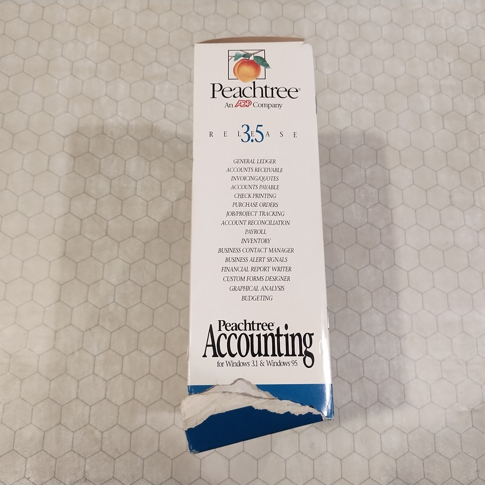 Peachtree Accounting Release 3.5, Windows 3.1/Windows 95, 1996