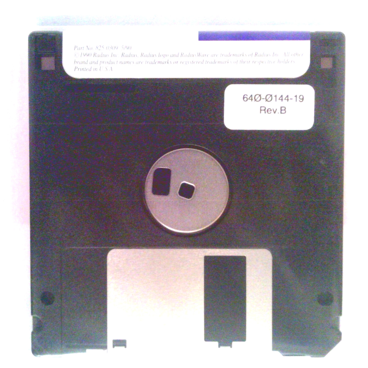 ✅ Radius~RadiusWare~Macintosh~1990~3.5″ Floppy Disk