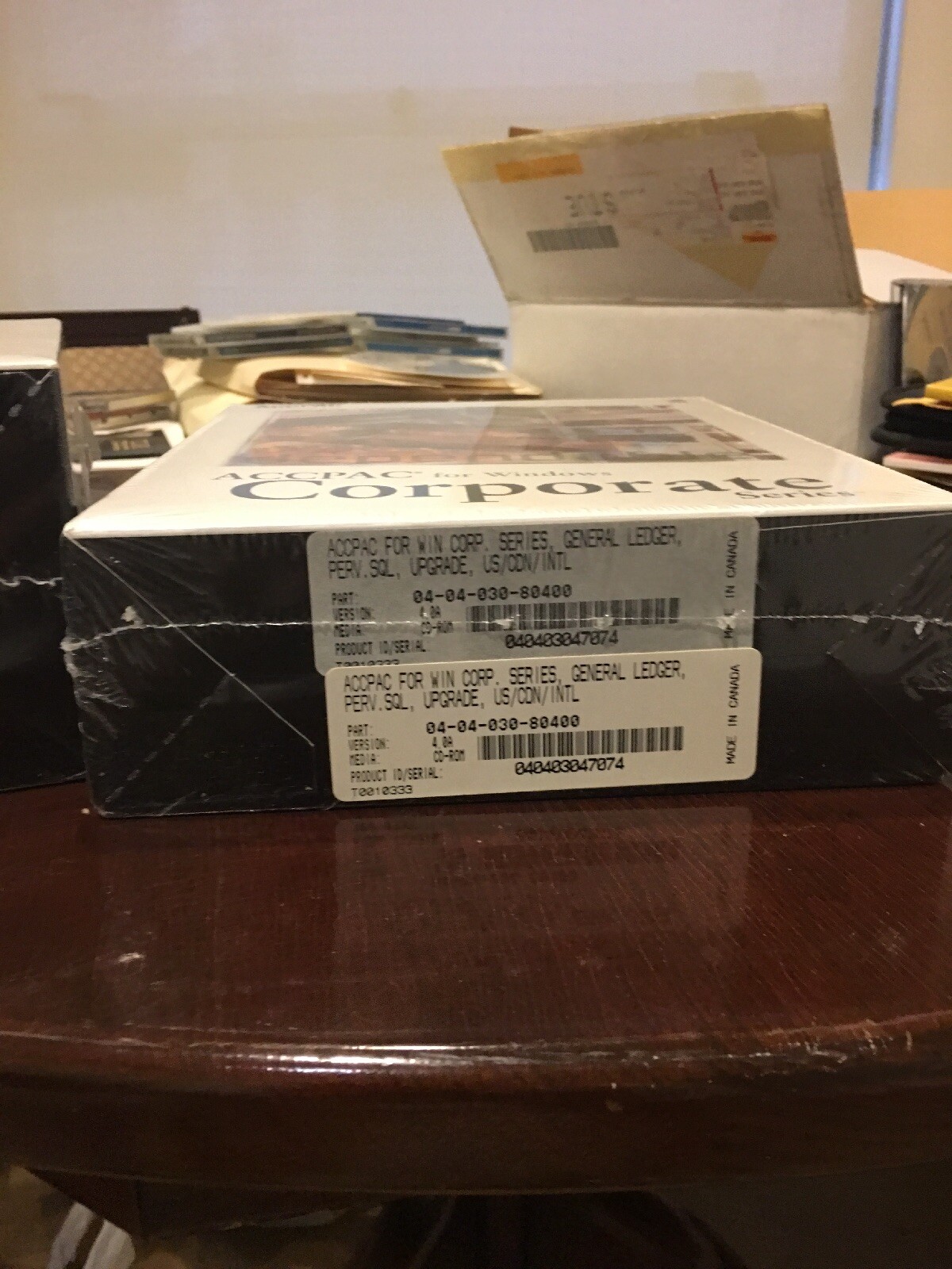 Sealed New ACCPAC For Windows 4.A SM, GL UPGRADE 10 Users. Originally $3500
