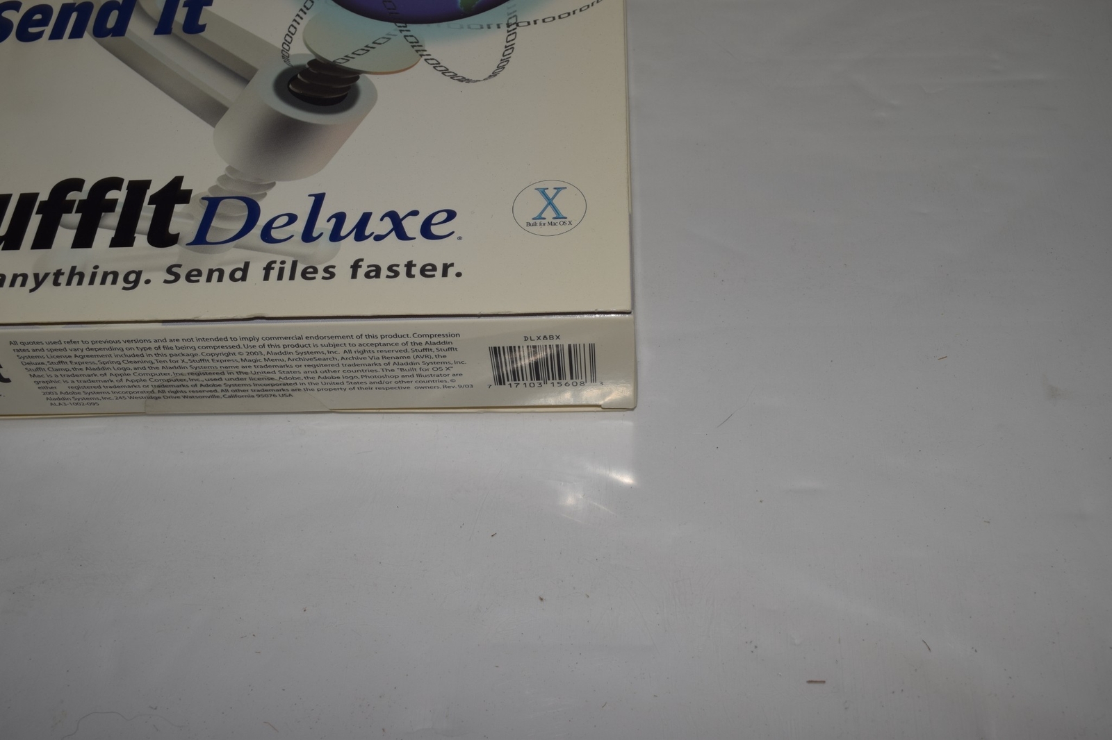 *TC* ALADDIN SYSTEMS STUFFIT LOCK IT SEND IT STUFFIT DELUXE SOFTWARE (JMS7)