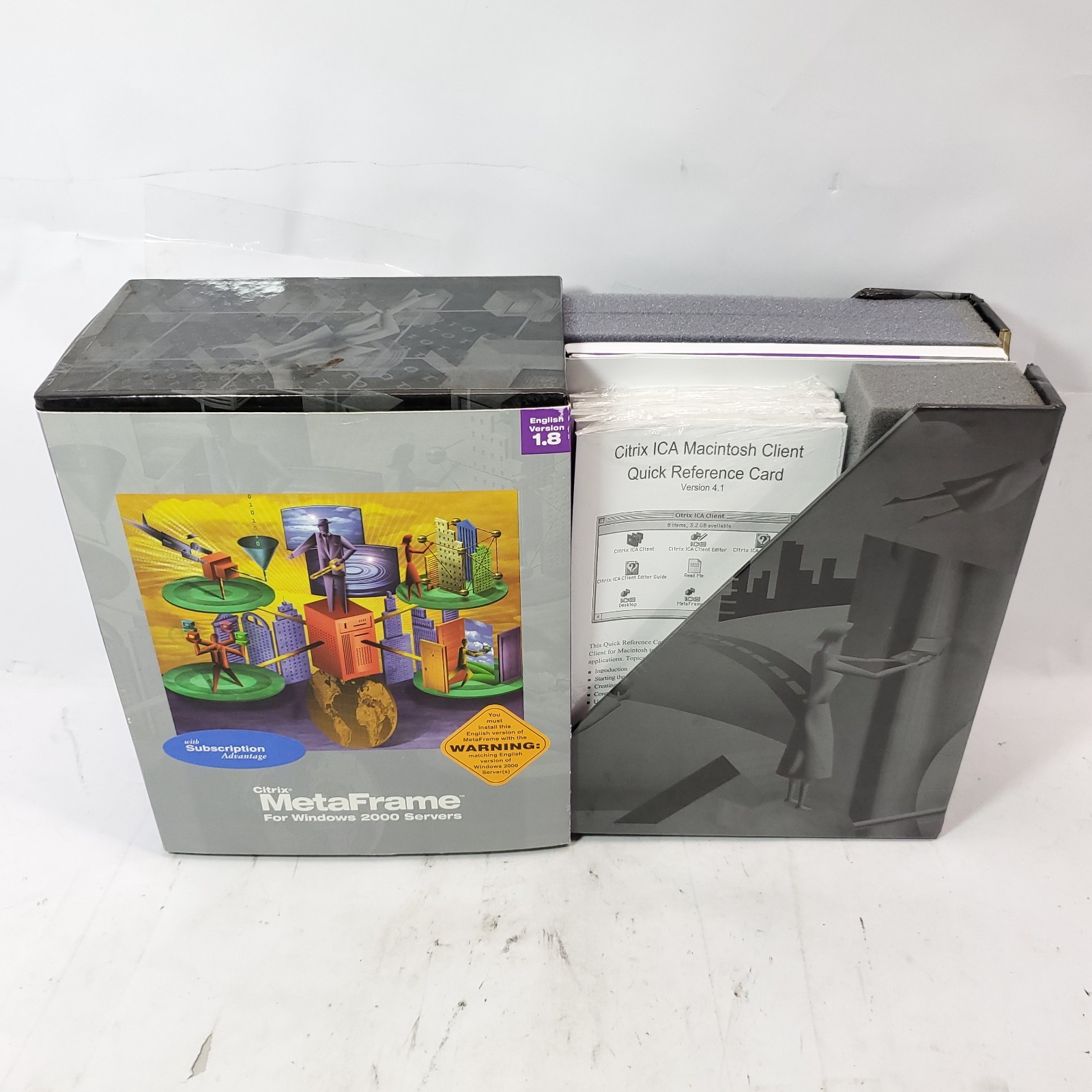 Citrix MetaFrame 1.8 for Windows 2000 Server License Kit No Discs Pre-owned