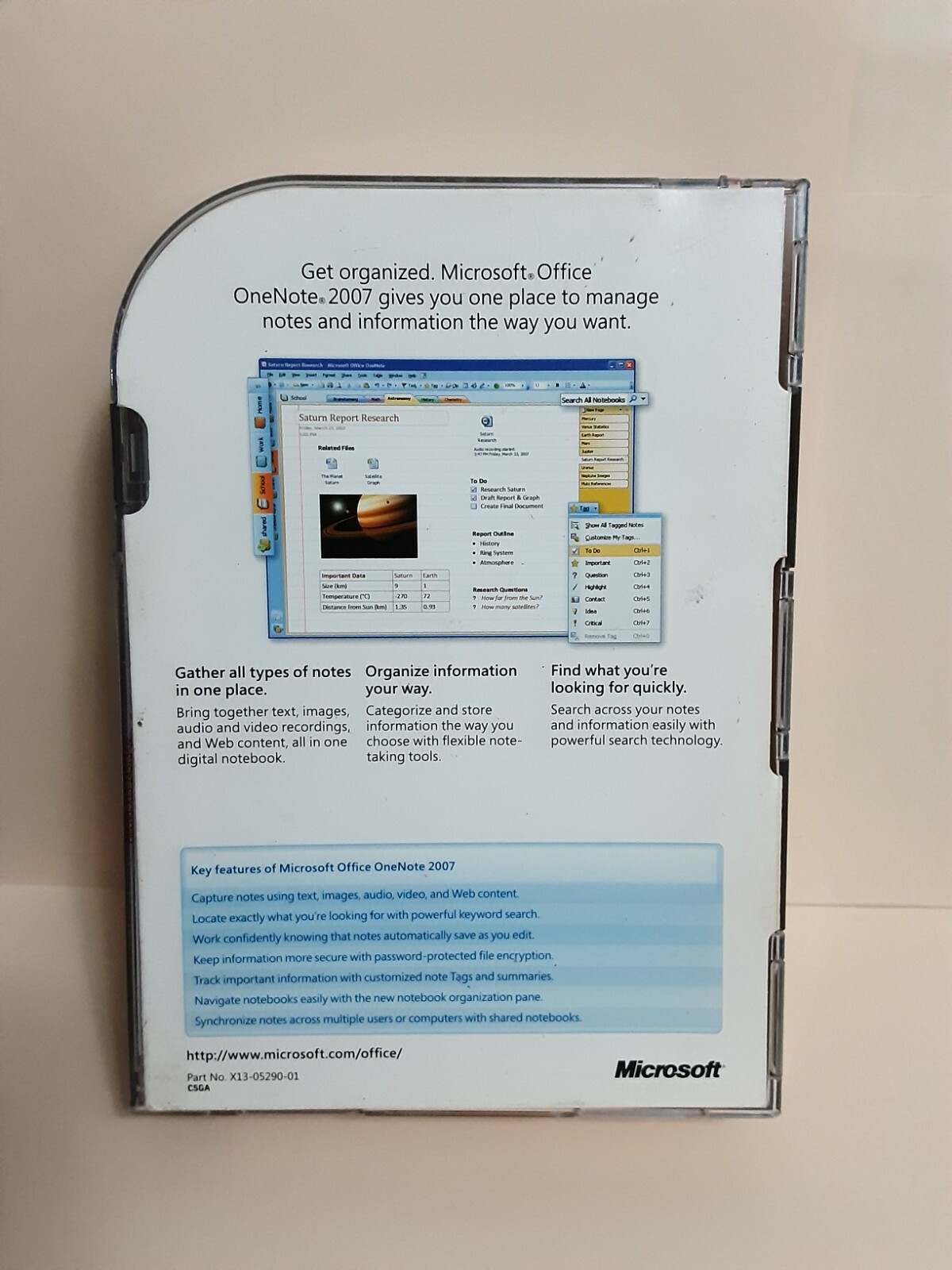Microsoft Office OneNote 2007_Home and Student Version