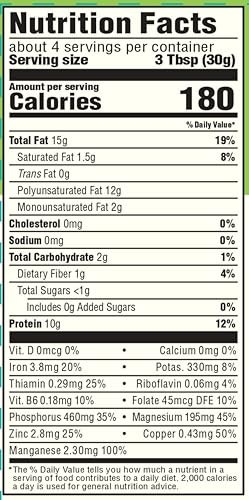 365 by Whole Foods Market, Organic Hemp Seed, 4 Ounce 4 (Pack of 1)