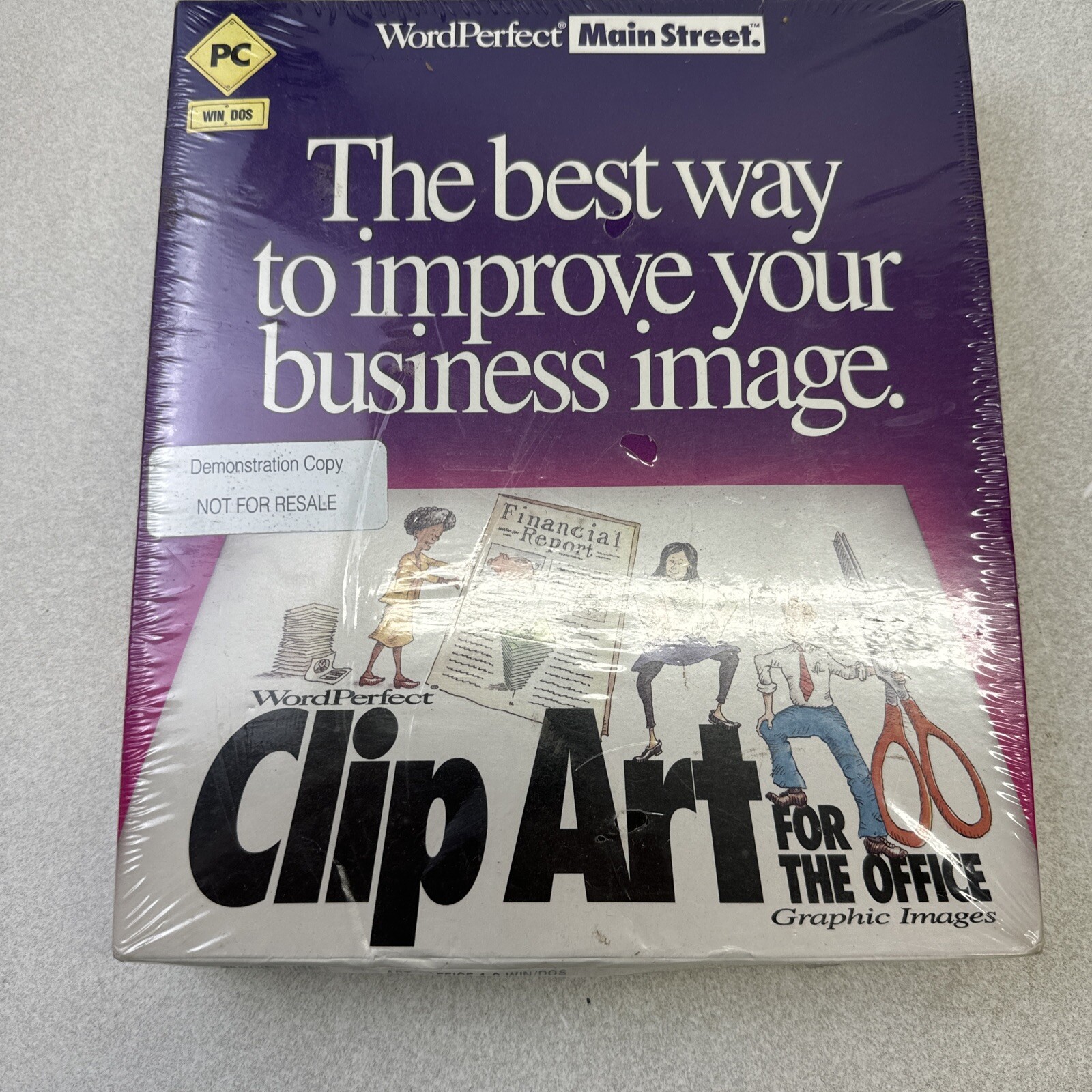 New Box Wordperfect Clip Art for the Office 1.0 Win/Dos