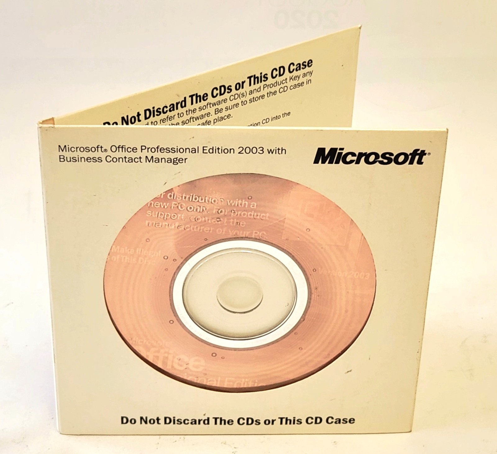 MICROSOFT OFFICE PROFESSIONAL 2003 OEM DELL W BUSINESS CONTACT MANAGER + KEY