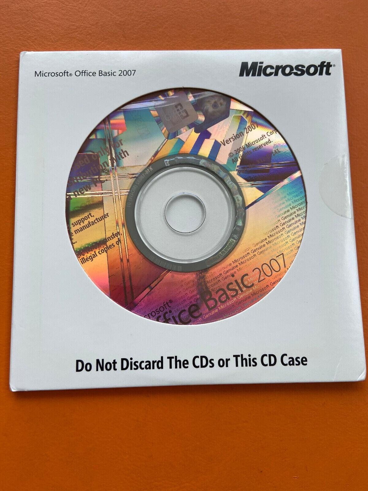 Microsoft Office 2007 Basic Edition Full w/ CD English Version BRAND NEW!!