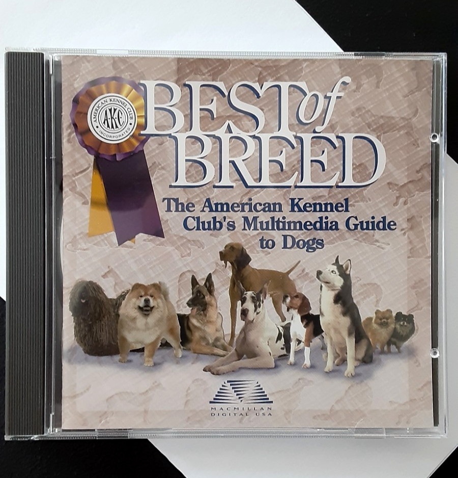 Best of Breed American Kennel Guide to Dogs CD-ROM PC Computer Software Media
