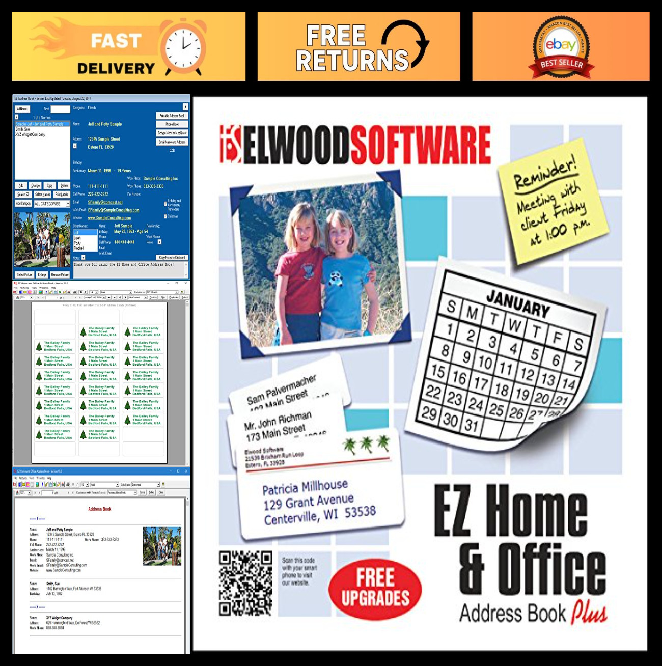 Home & Office Address Book Software – Easy Contact Management, Organize Addresse