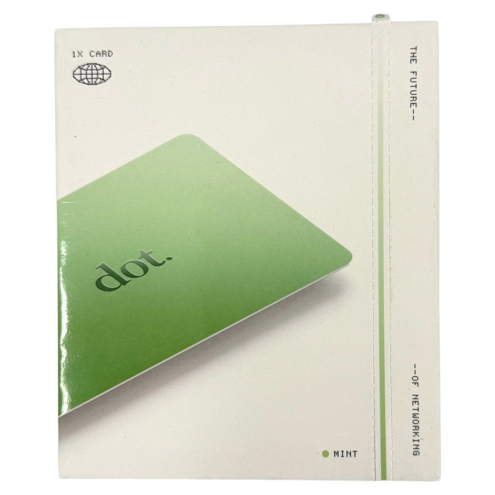 NEW Sealed dot.card Dot Smart Business Networking Digital Card Mint Green