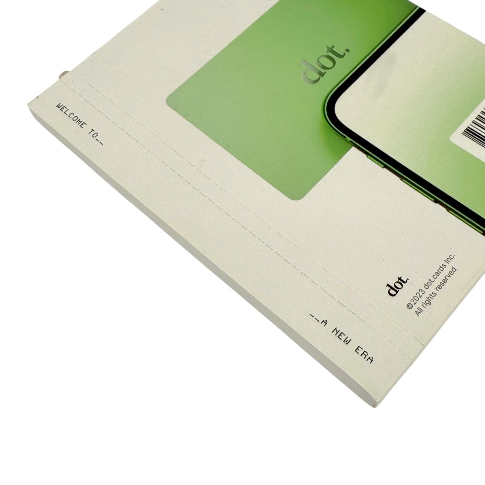 NEW Sealed dot.card Dot Smart Business Networking Digital Card Mint Green
