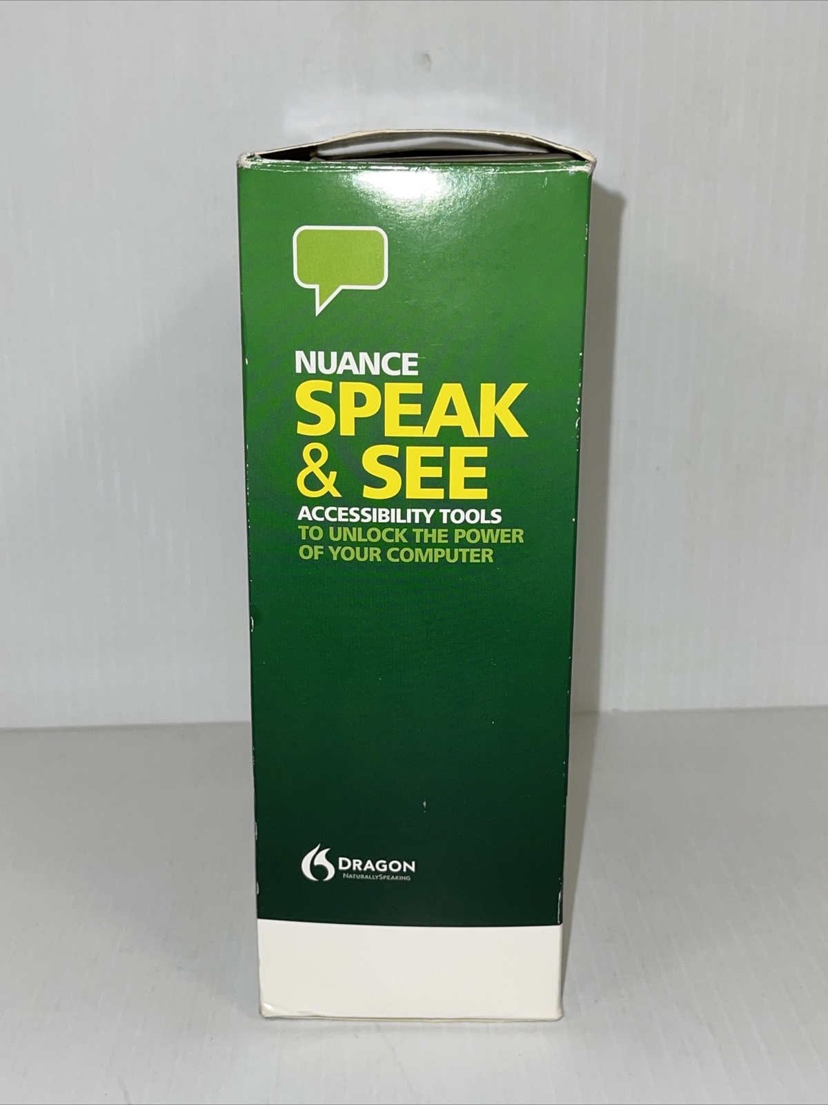 Nuance Dragon Naturally Speaking Speak & See Software With Microphone