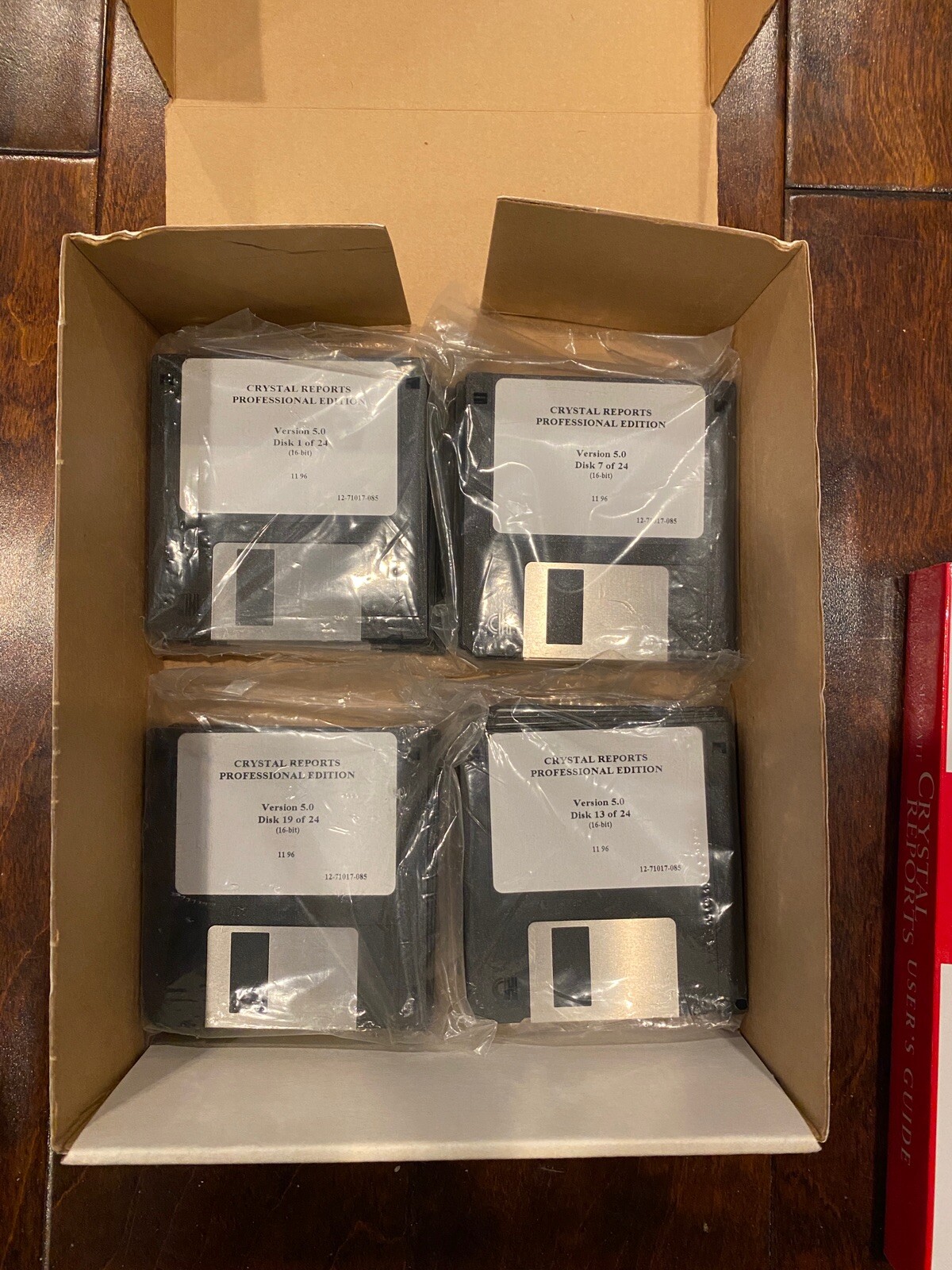 SEAGATE CRYSTAL REPORTS PROFESSIONAL 5.0 PC SQL DATABASES 16Bit 3.5″ DISKS B4509
