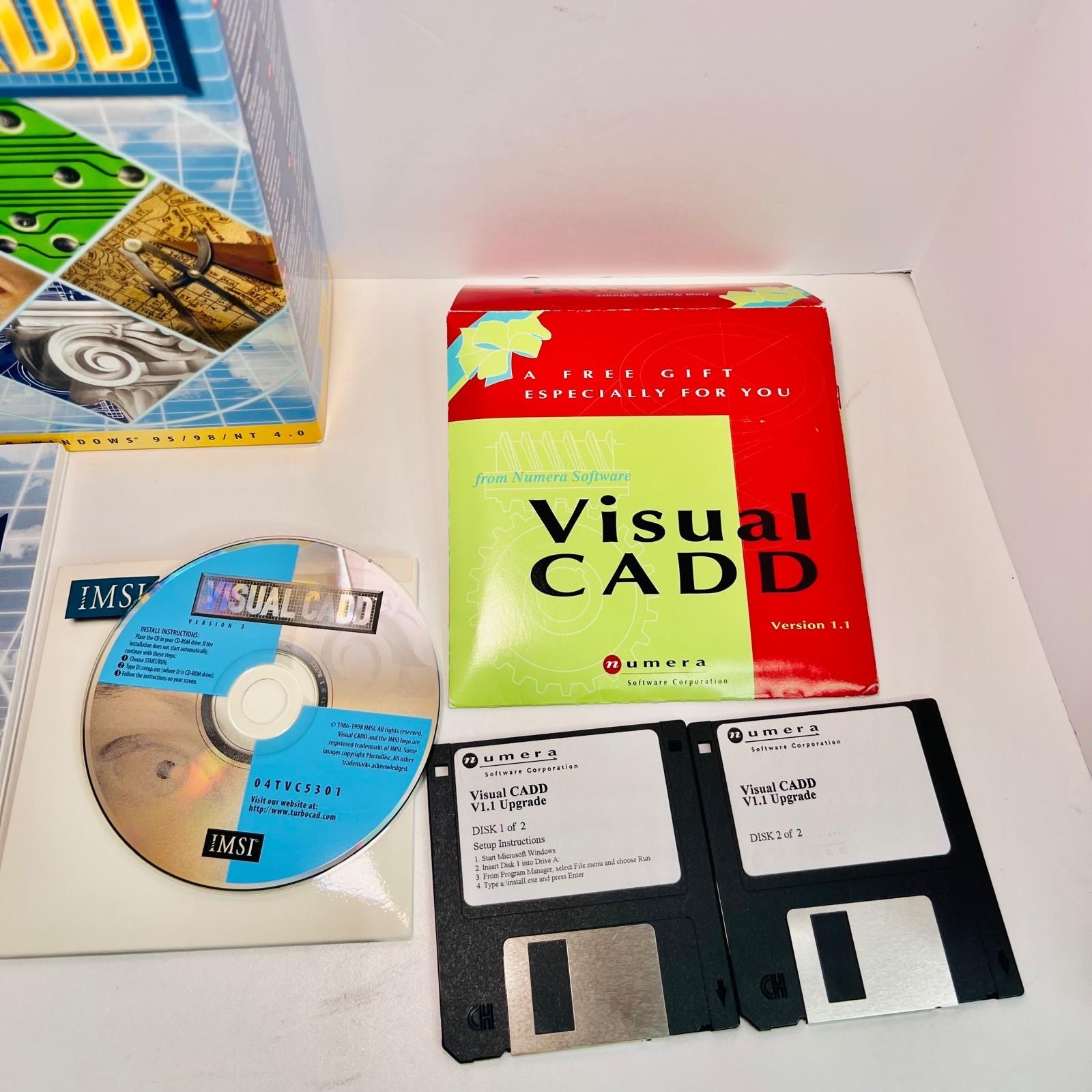 Visual CADD Version 3 CD, V1.1 Upgrade Disk User Guide