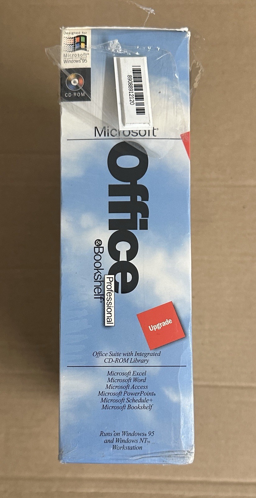 Vintage Microsoft Office Standard Edition for Windows 95 NT NEW BIG BOX CD-ROM