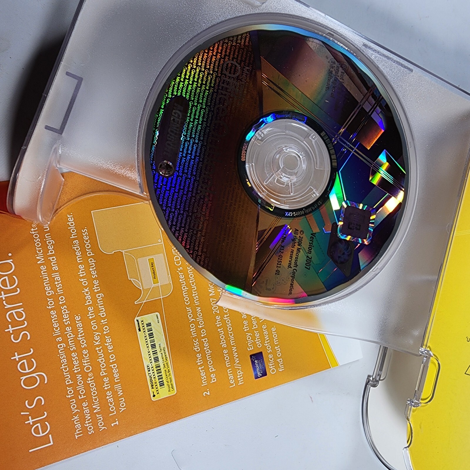 💥Microsoft Office Home and Student 2007 – 3 Home PC Licenses + Outlook W/ Keys