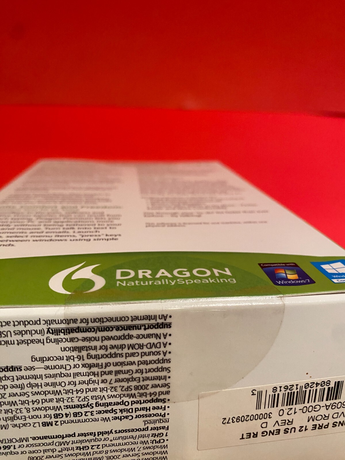 Nuance Dragon NaturallySpeaking 12 Premium (Retail) for Windows K609A-G00-12.0