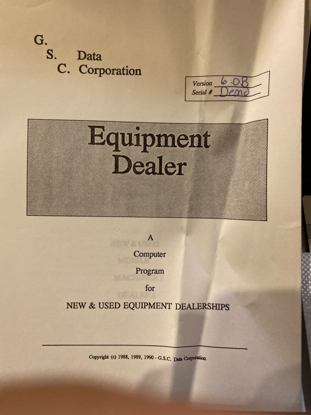 $1995 Accpac Plus Accounting Companion Product-Equipment Dealer V6.0B NFR
