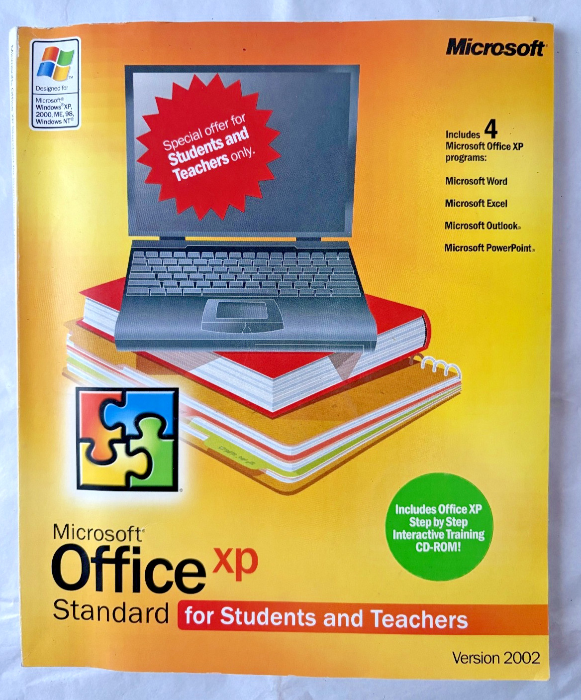 Microsoft Office XP Standard for Students and Teachers 2002 with Product Key