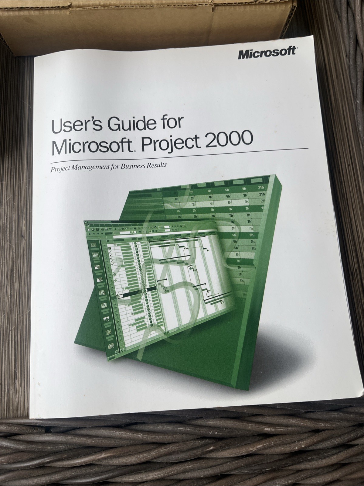 Vintage Microsoft Project 2000 SR-1 With Product CD Key