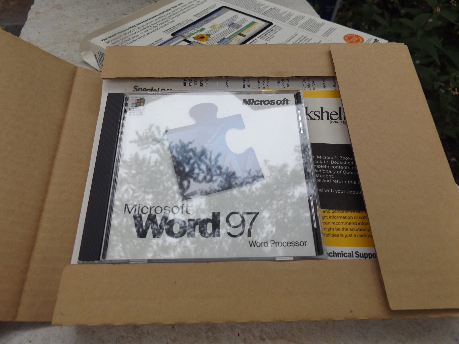 2 Microsoft Word 97 Upgrade CDs with Manuals in Original Packaging