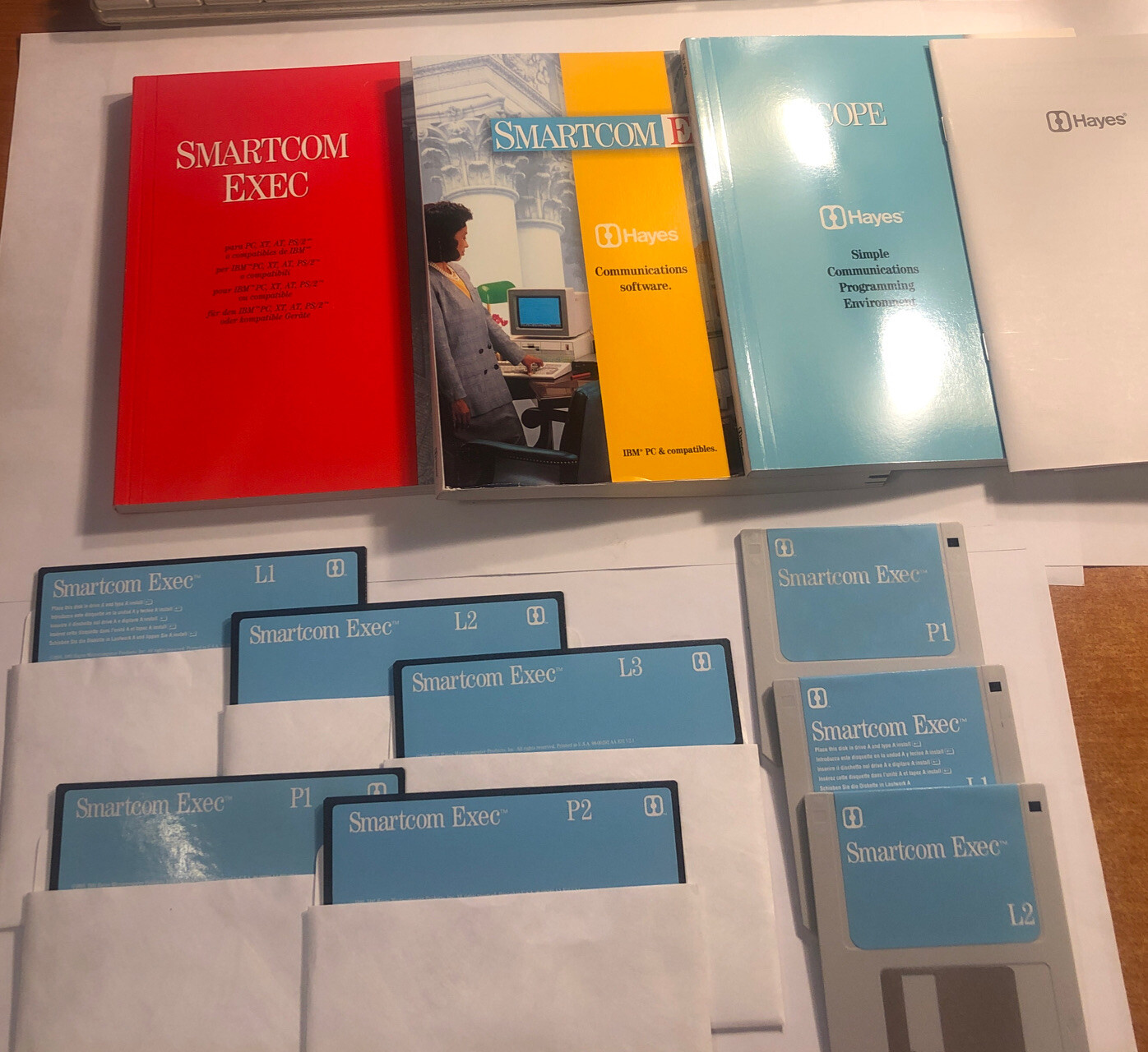 Very Rare – Hayes Smartcom Exec Multiple Language Communication Software 1991
