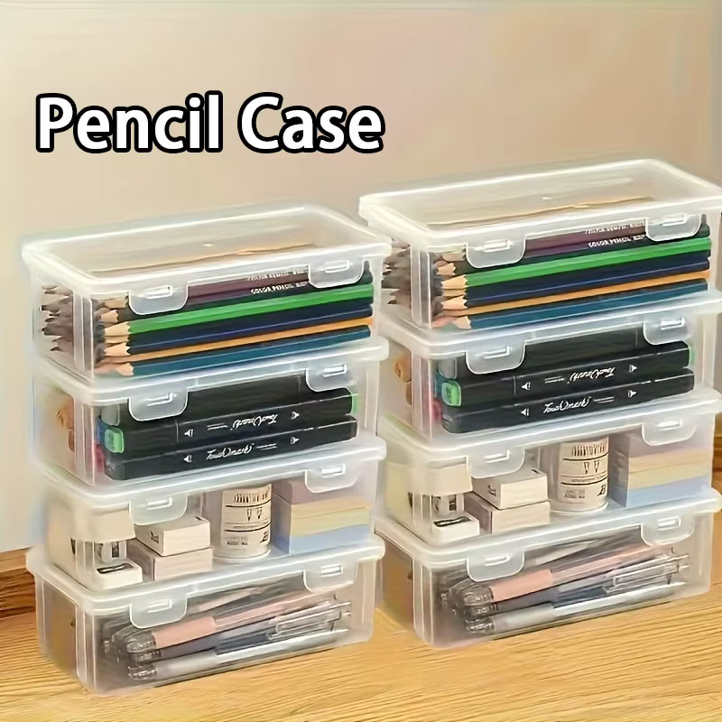 Pencil Case Large Capacity Pen Pouch Organizer for School Office Stationery 3pk