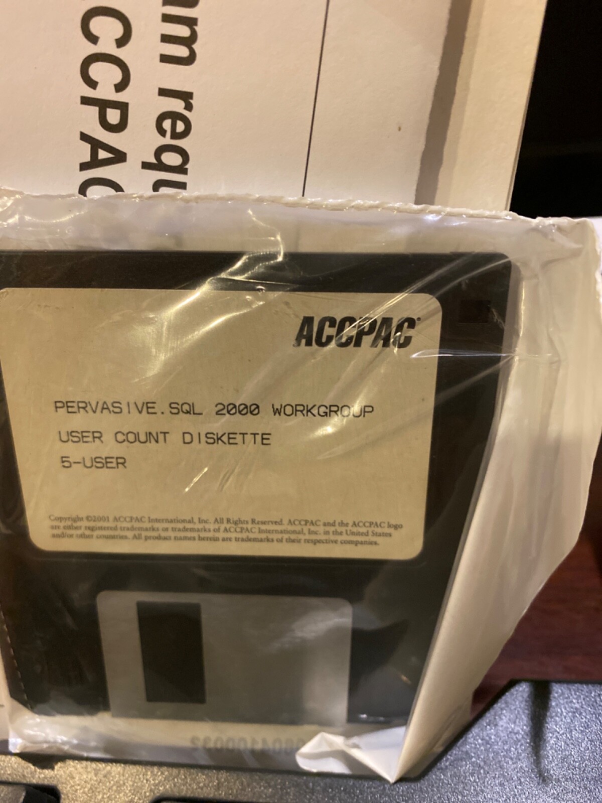 BRAND NEW ACCPAC Advantage Series Small Business Edition Demo. Version 4.2.