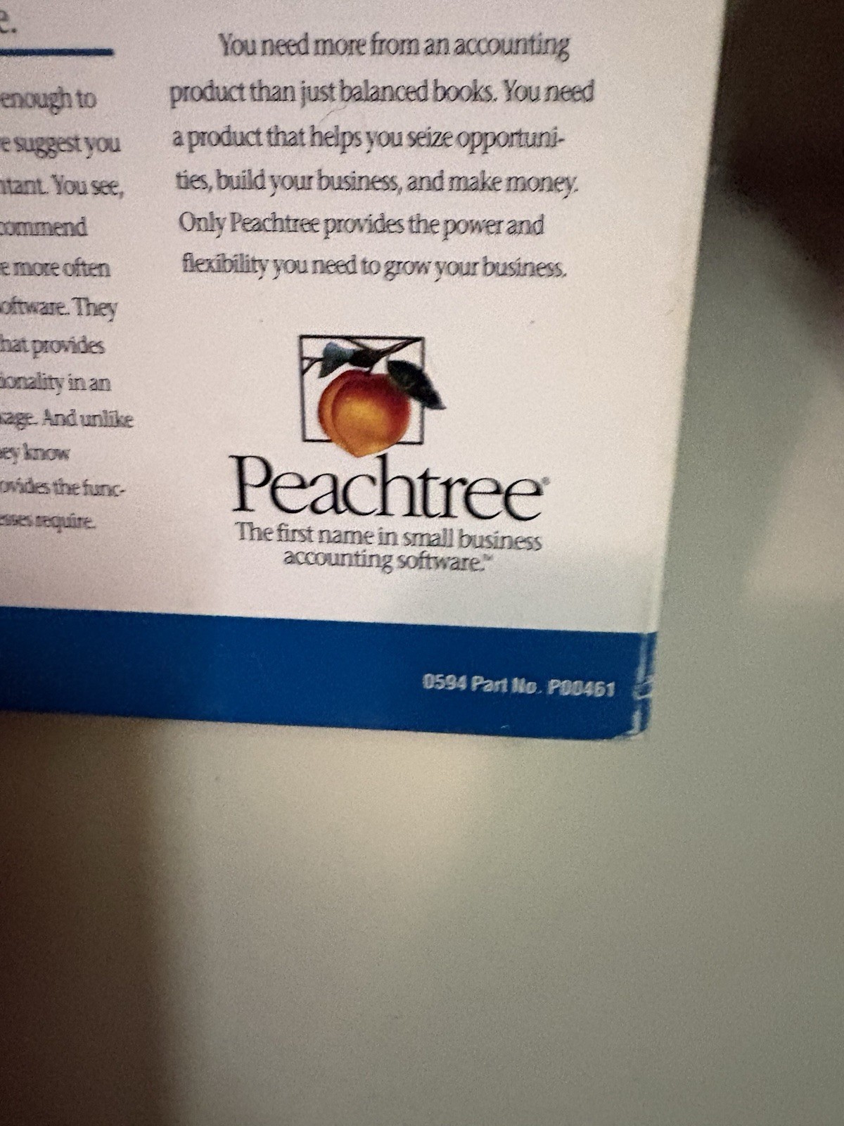 Peachtree Accounting For Windows 3.0 (Used)