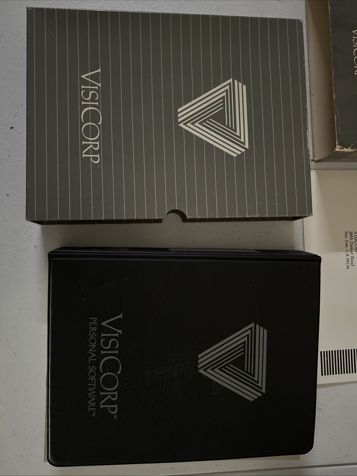 Untested — VisiCalc by VisiCorp 5.5” Disk for Atari 800 DX5049 With Binder