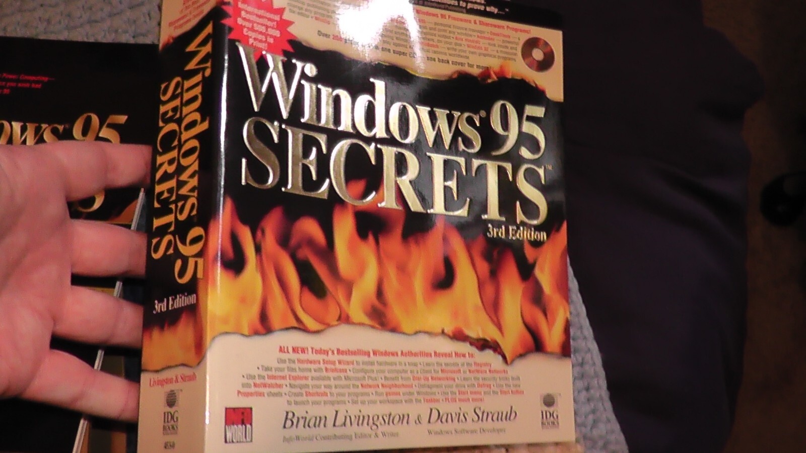 pc windows 95 secrets gold deluxe edition livingston straub big box book softwar