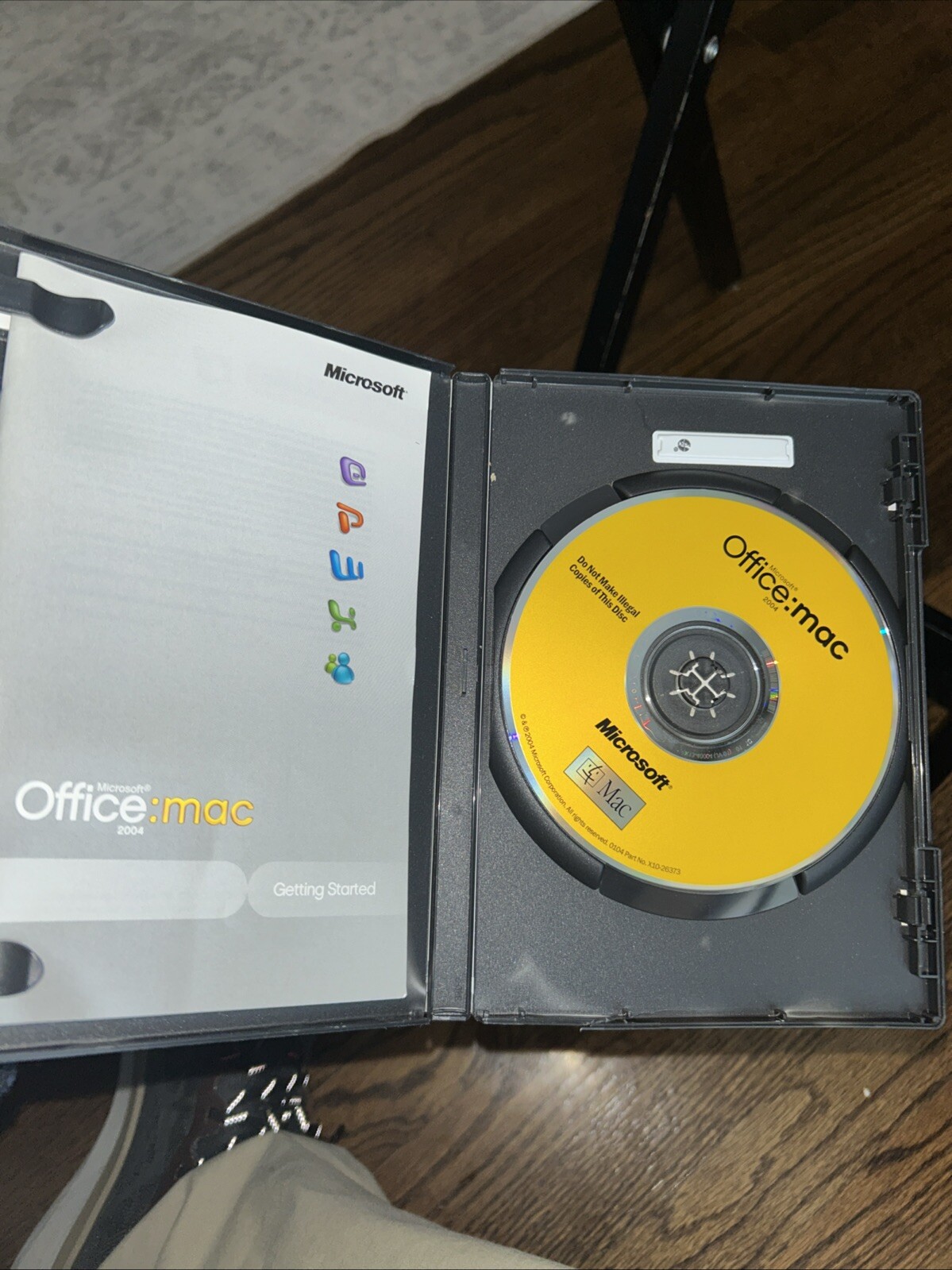 Microsoft Office 2004:mac DVD/Manual/Case (FC12-2-G770)