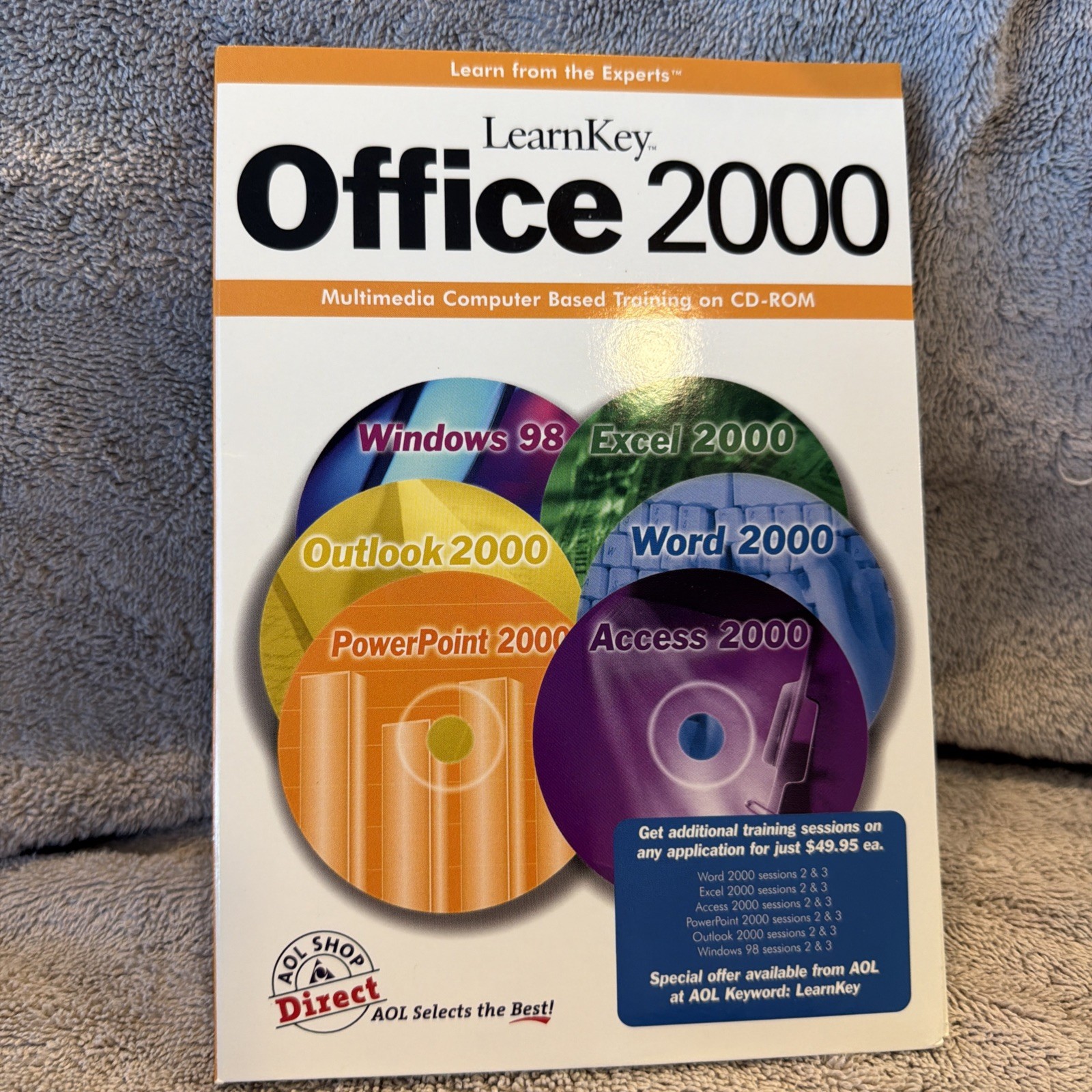OFFICE 2000 MULTIMEDIA COMPUTER BASED TRAINING ON CD-ROM BY LEARNKEY – NEW