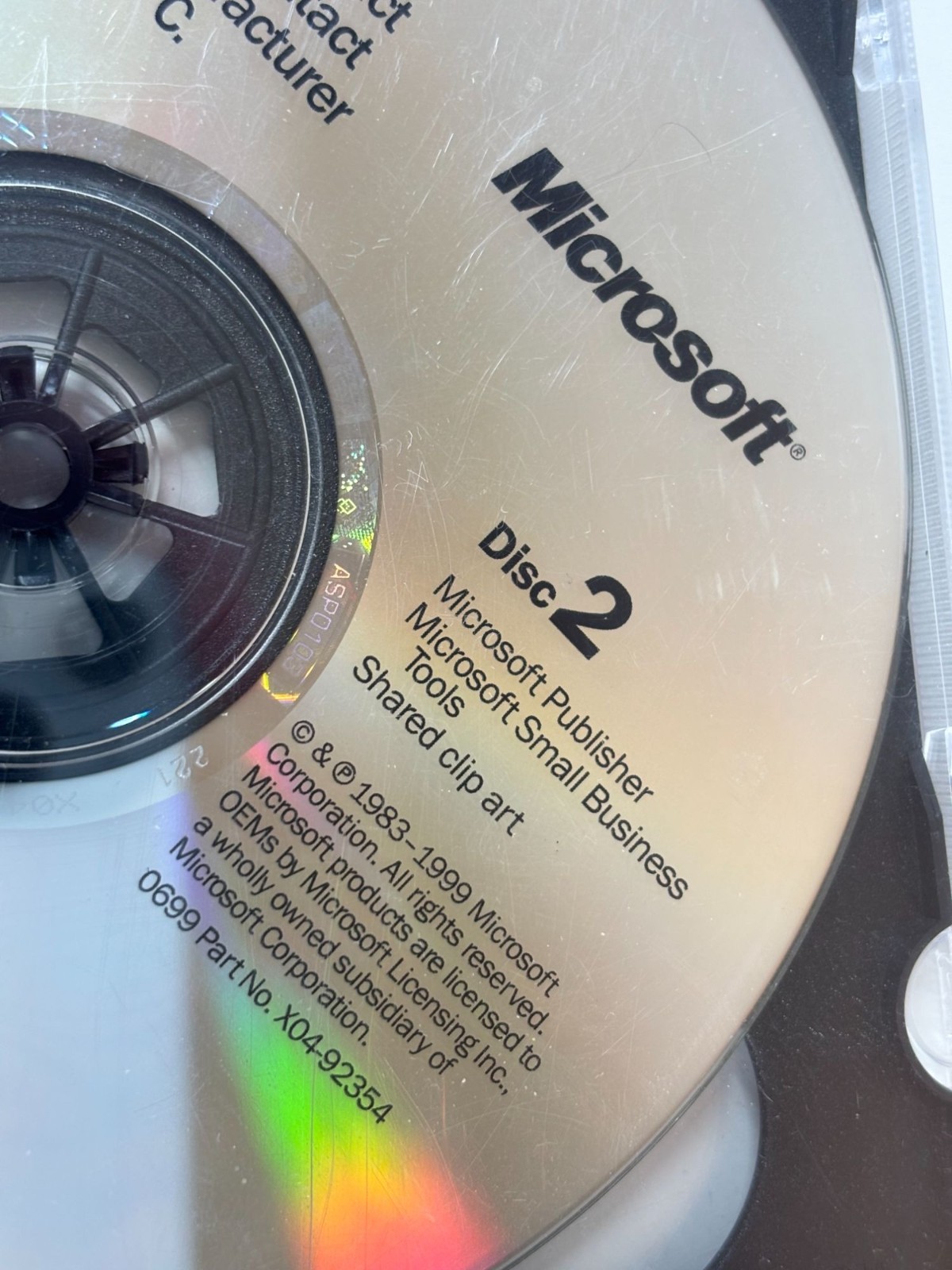 Microsoft Office 2000 Small Business 2-Disc Set For Windows CD-ROM